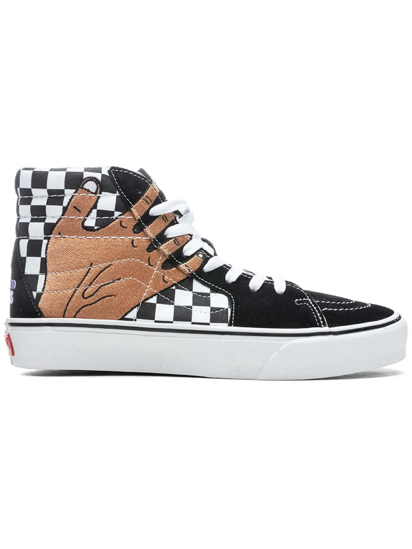 Унисекс-кроссовки с принтом Vans Vault UA Sk8-Hi VR3 LX — изображение 1 из 1, черный/белый