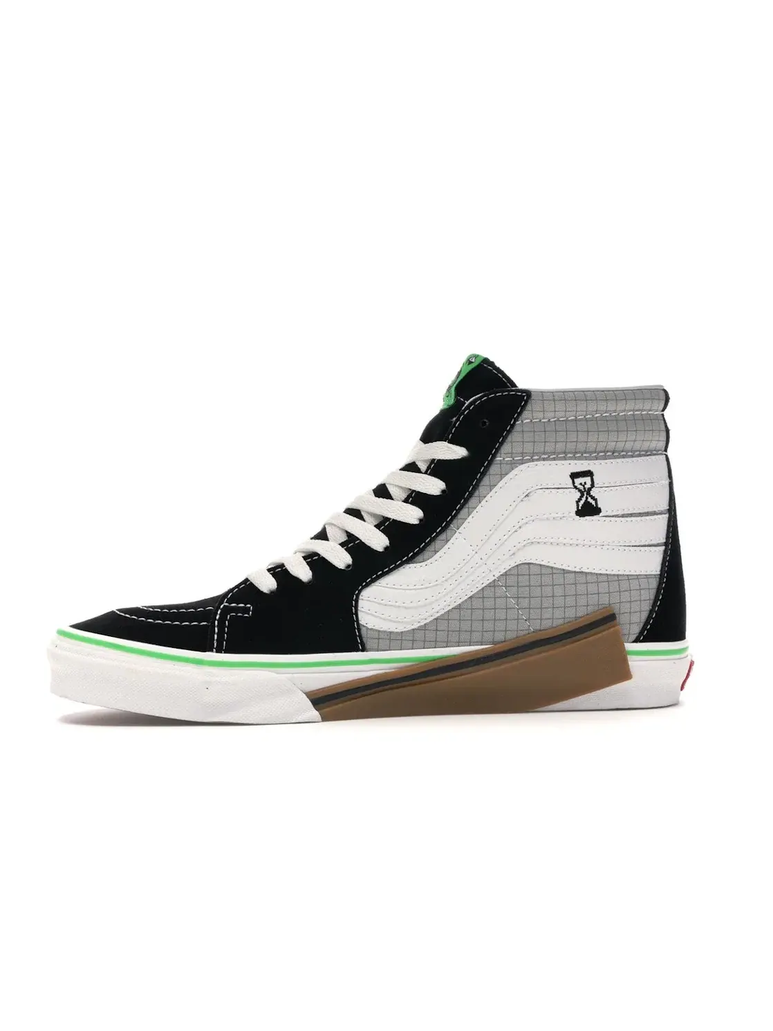 Мужские кроссовки высокие Vanscii Sk8-Hi Vans — изображение 3 из 4, черный/белый