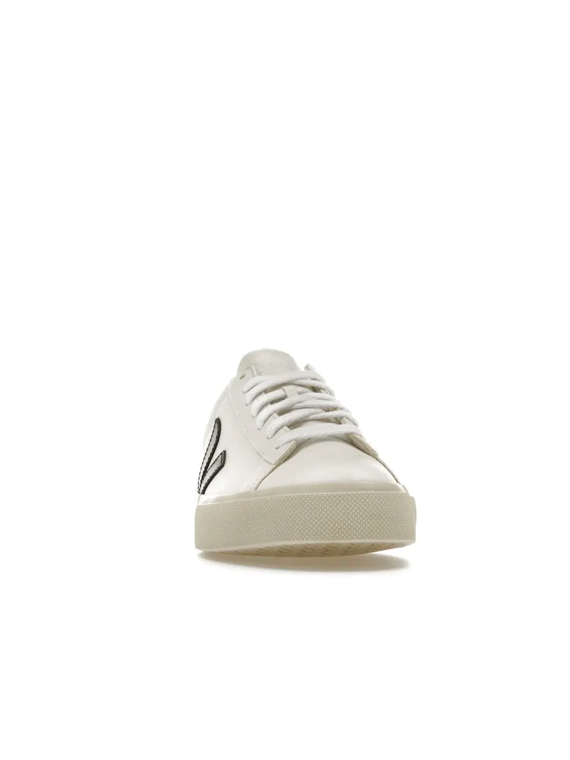 Мужские кроссовки кожаные Campo Chromefree Leather Veja — изображение 2 из 4, белый/черный