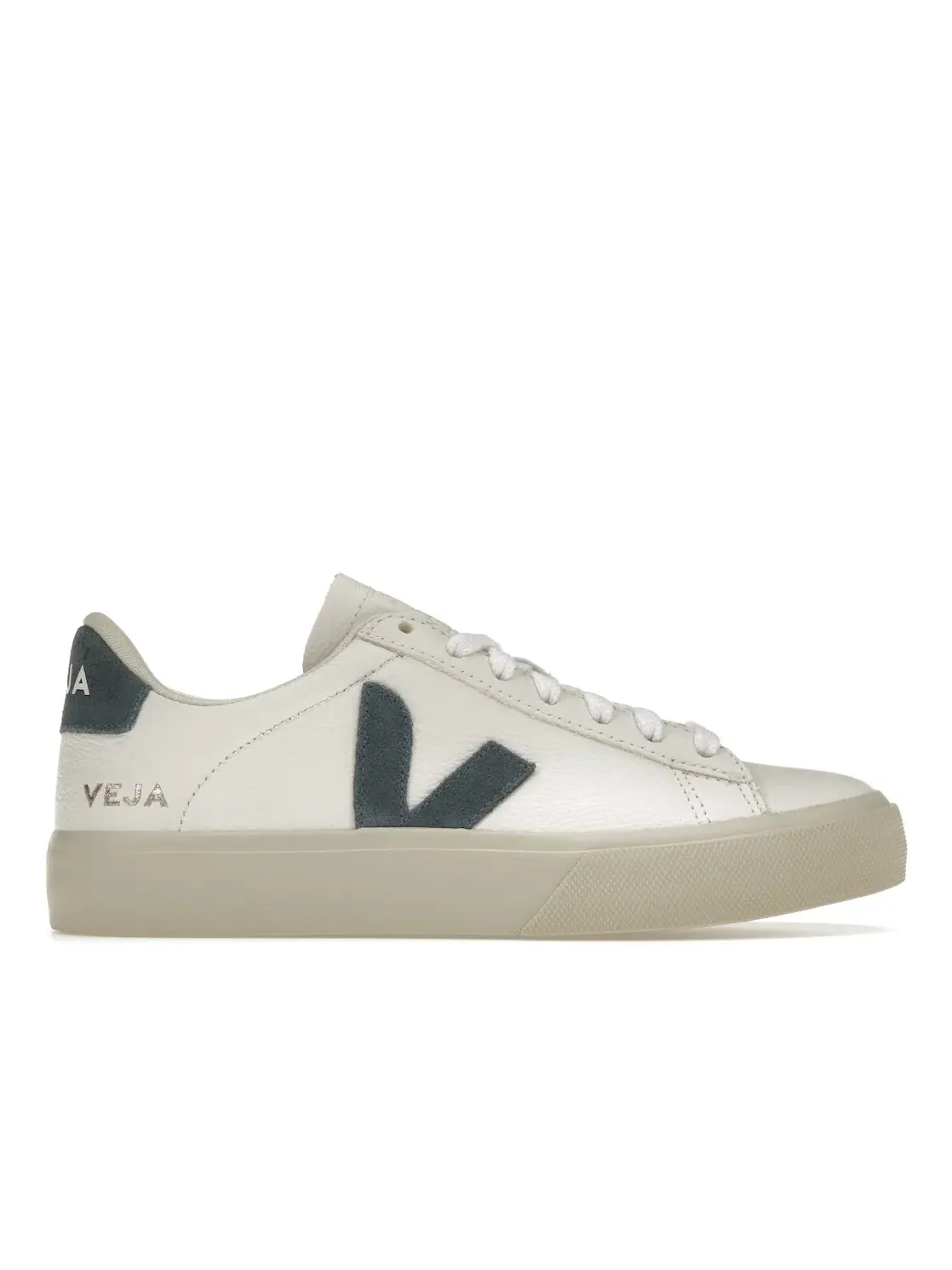 Женские кроссовки с принтом Veja Campo Chromefree Leather Veja — изображение 1 из 4, белый
