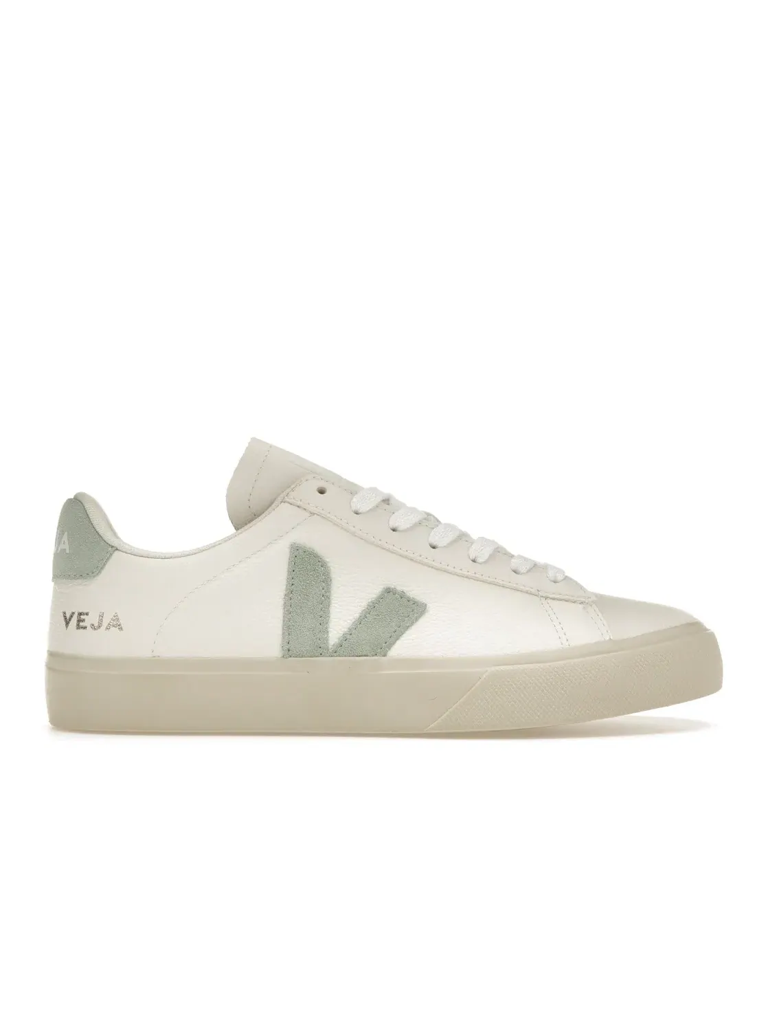 Унисекс-кроссовки с низким верхом Veja Campo Low Chromefree Leather — изображение 1 из 4, белый