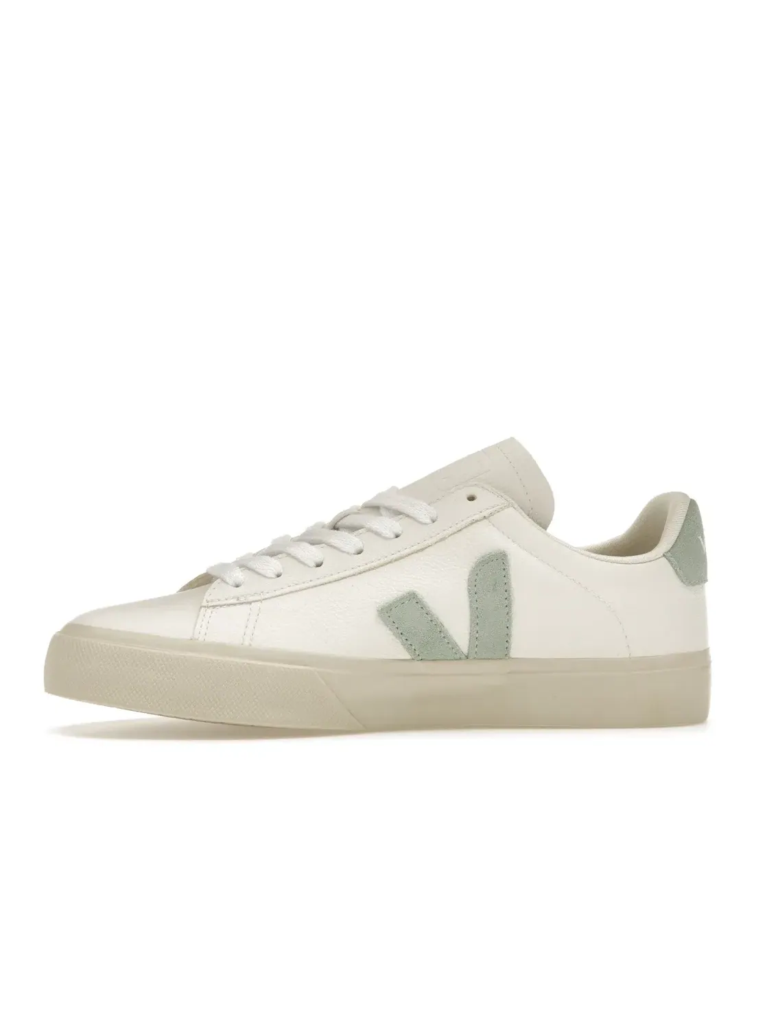 Унисекс-кроссовки с низким верхом Veja Campo Low Chromefree Leather — изображение 3 из 4, белый