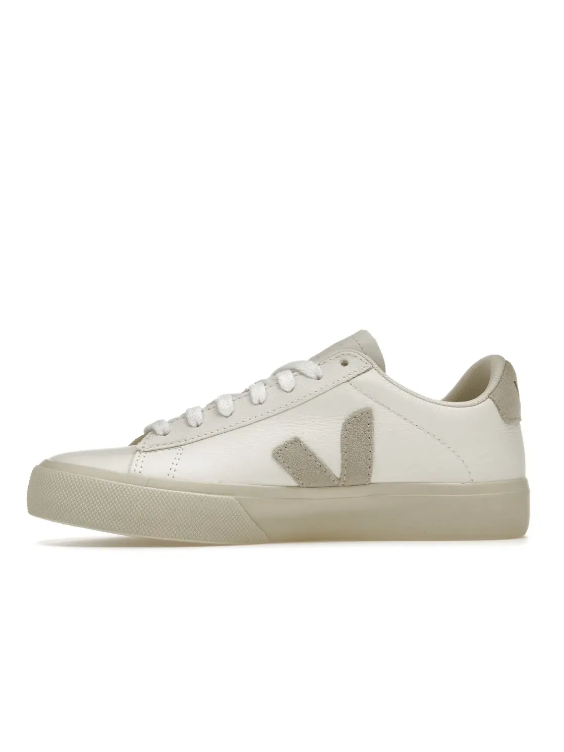 Женские кроссовки на низком ходу Veja Campo Low Chromefree Leather — изображение 3 из 4, белый/натуральный