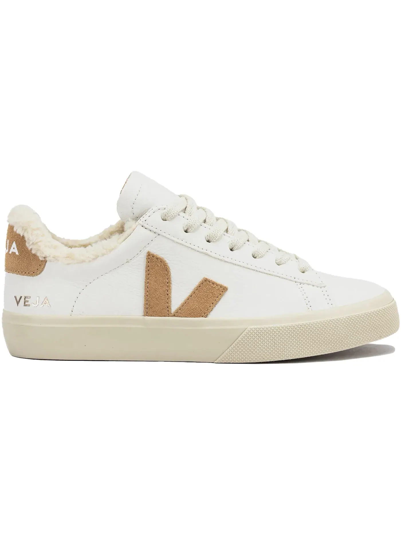 Мужские кроссовки для повседневной носки Veja Campo Winter Low Chromefree — изображение 1 из 1, белый