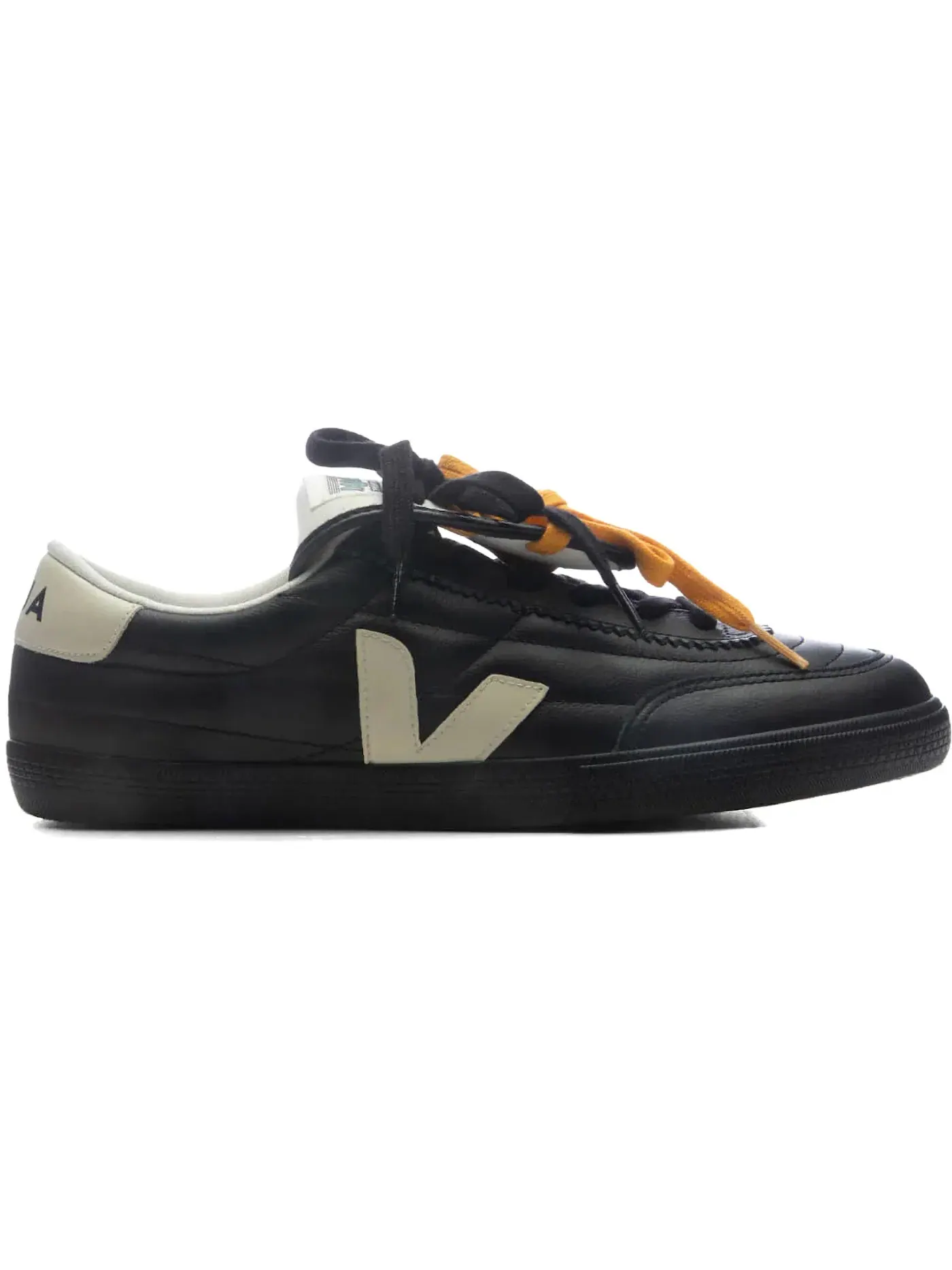 Мужские кроссовки из кожи Panenka Leather Veja — изображение 1 из 1, черный