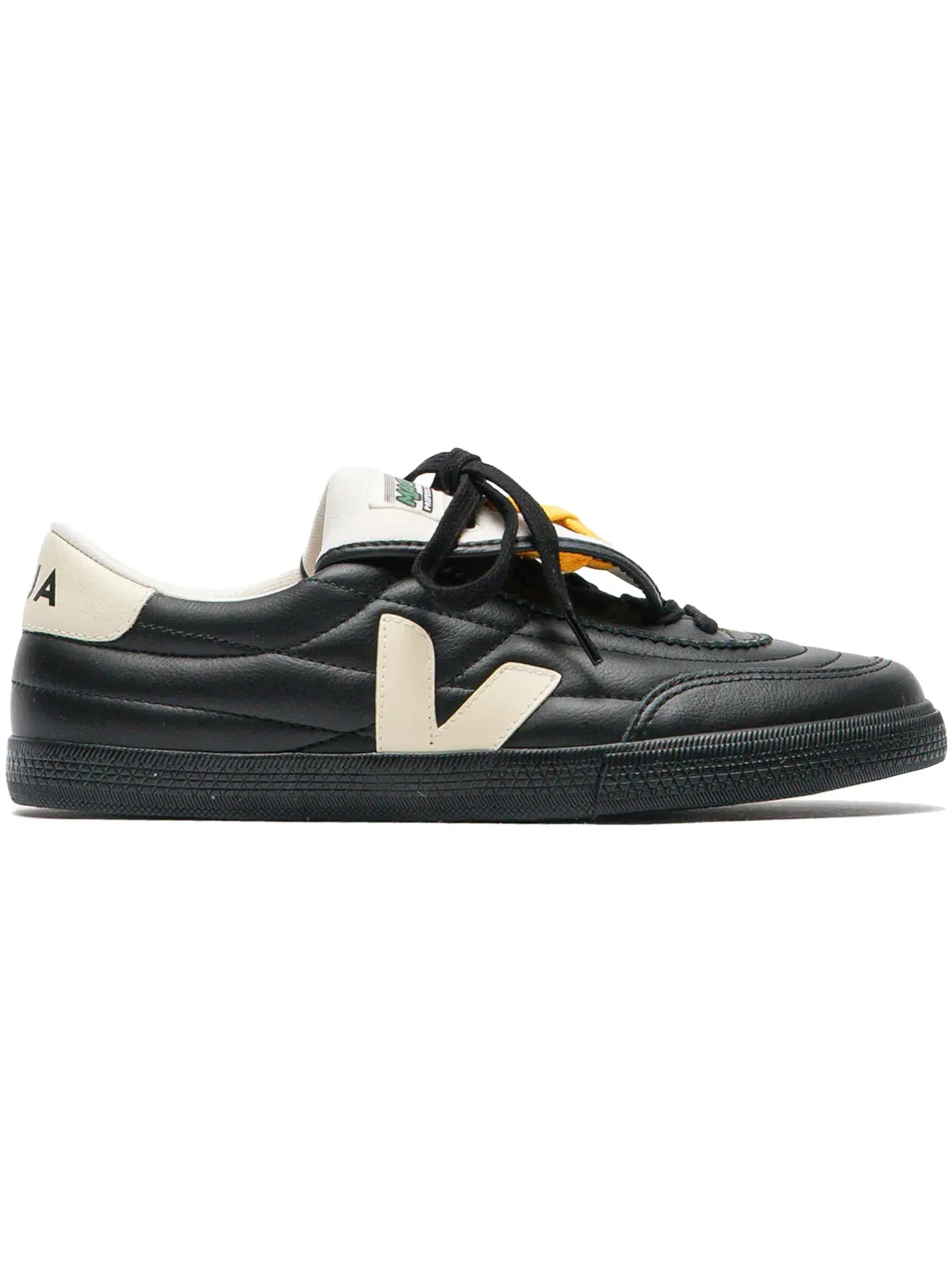 Женские кроссовки кожаные Veja Panenka Leather — изображение 1 из 1, черный