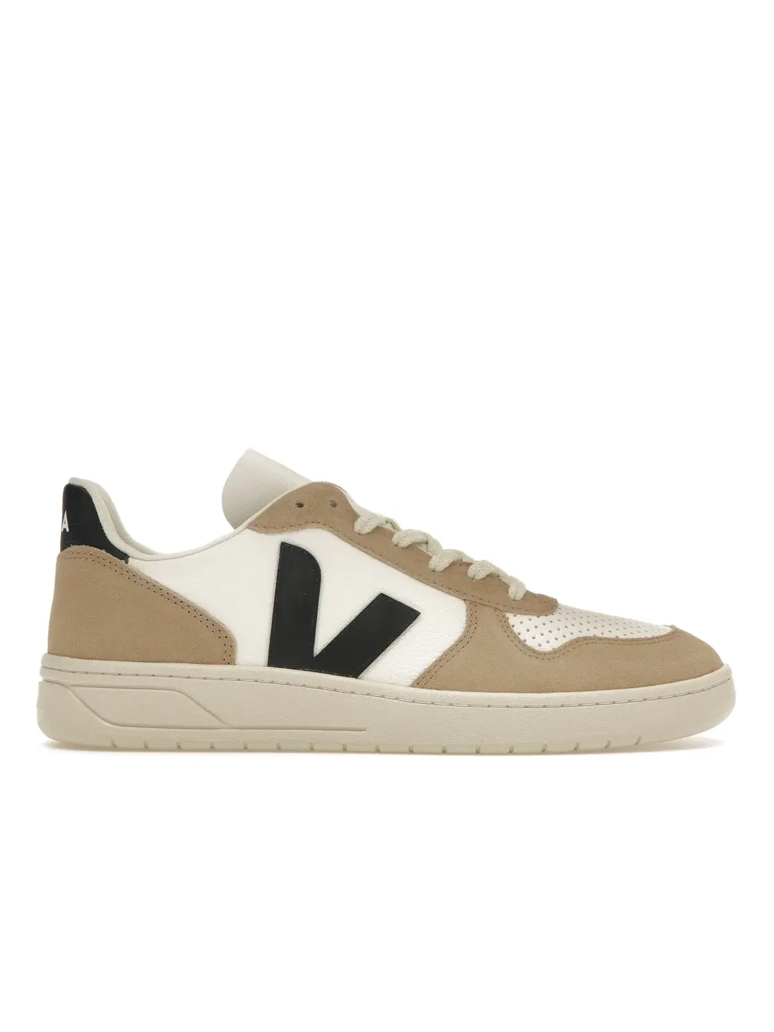 Мужские кроссовки Lifestyle Veja V-10 Chromefree Leather — изображение 1 из 4, белый/черный