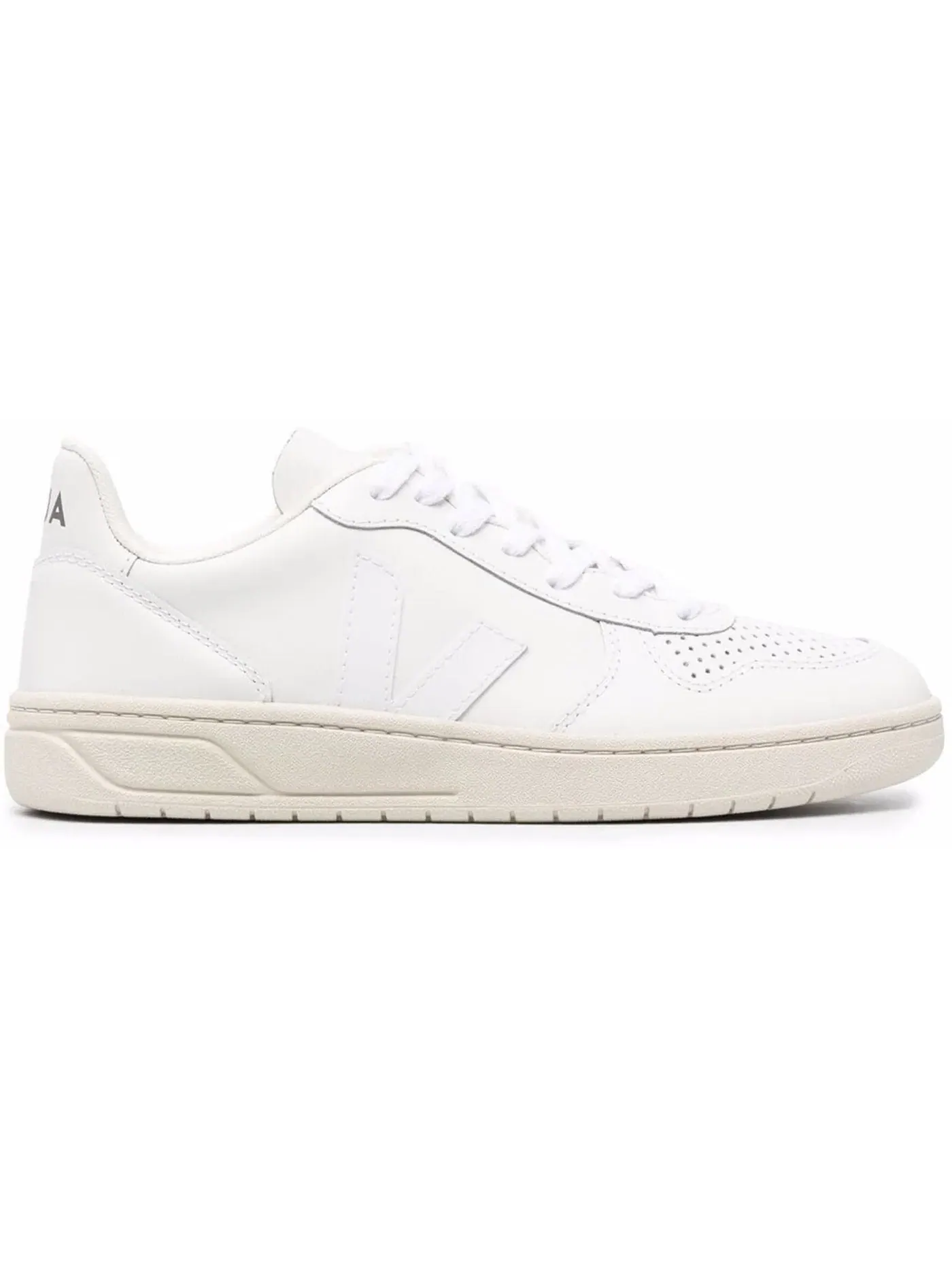 Женские кроссовки из кожи V-10 Leather Veja — изображение 1 из 1, белый