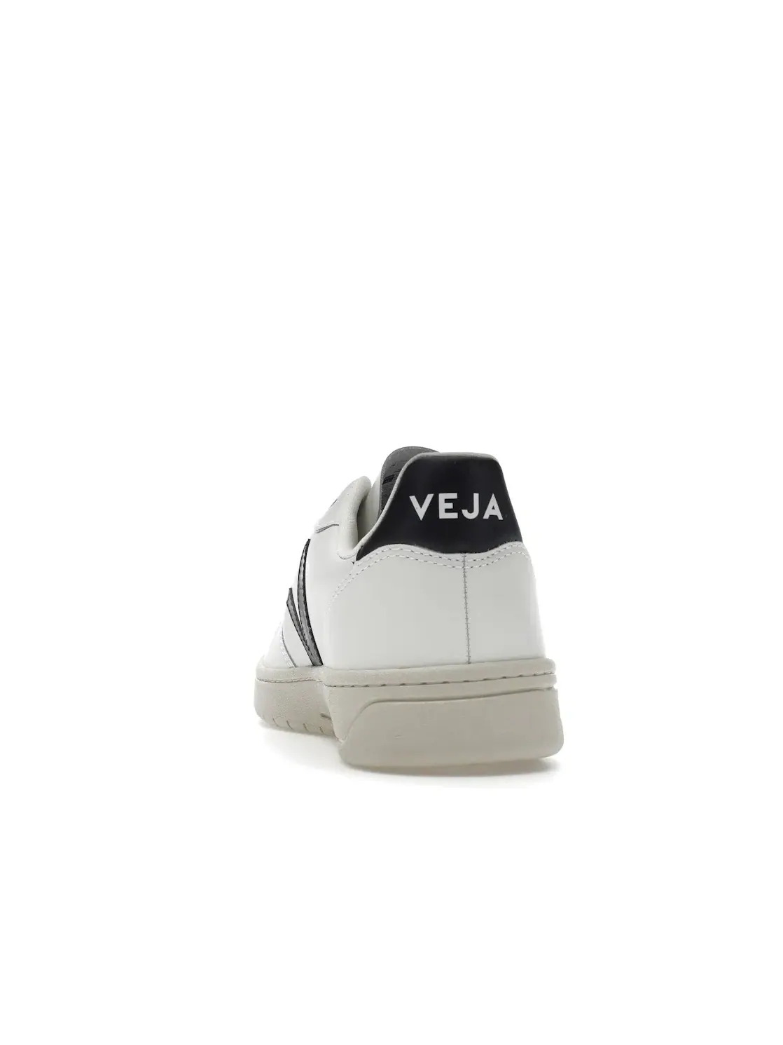 Мужские кроссовки кожаные Veja V-10 Leather — изображение 4 из 4, белый/черный