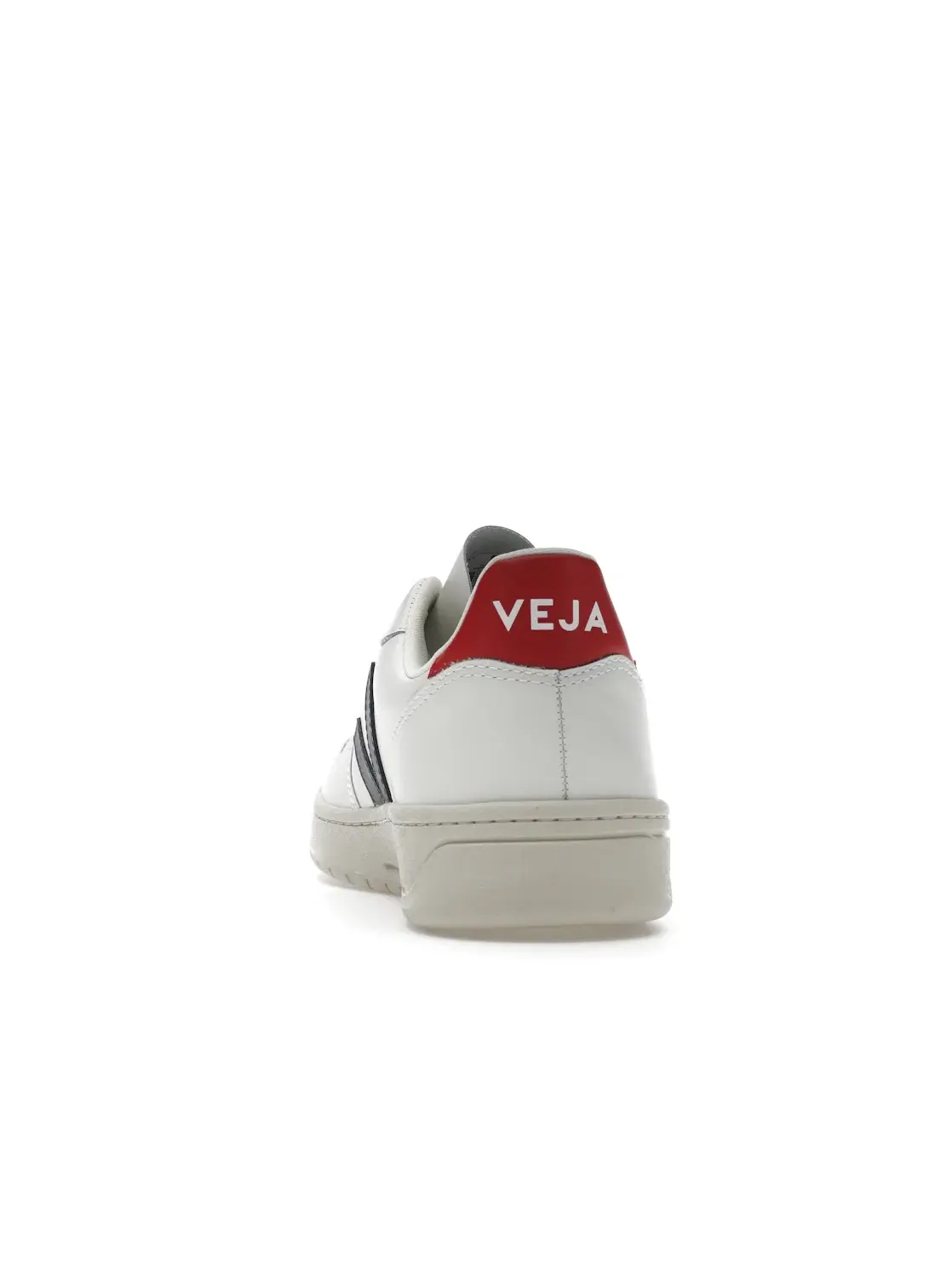 Мужские кроссовки кожаные Veja V-10 Leather — изображение 4 из 4, белый