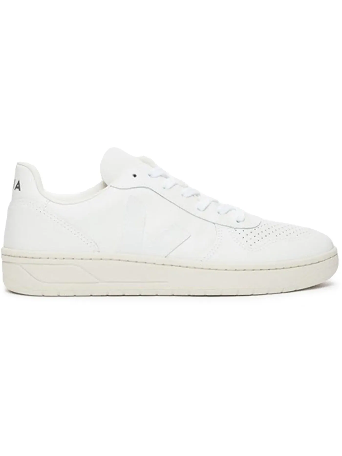 Мужские кеды кожаные Veja V-10 Leather — изображение 1 из 1, белый белый