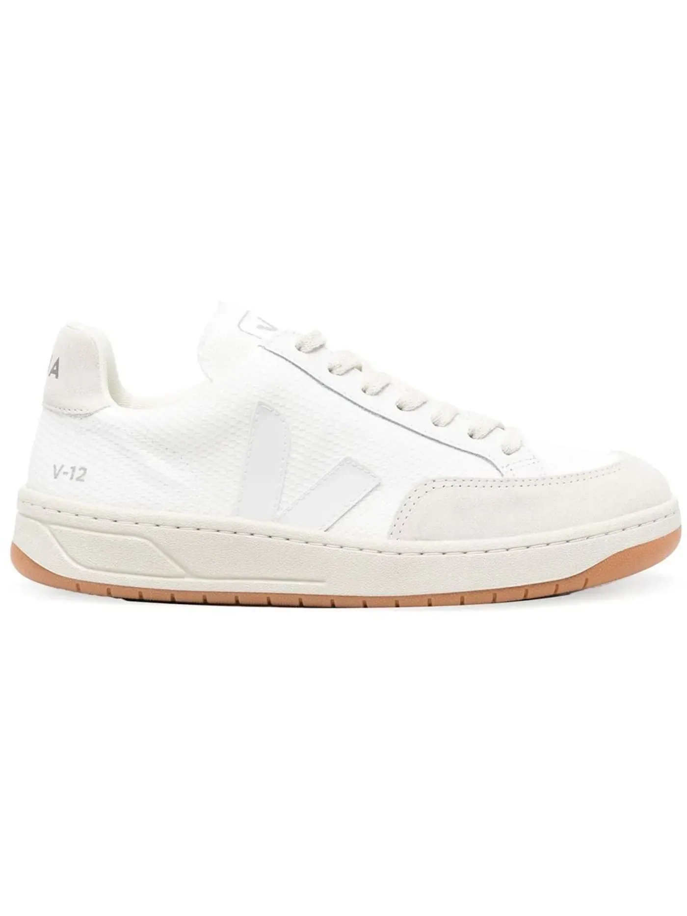 Мужские кроссовки Lifestyle Veja V-12 B-Mesh — изображение 1 из 1, белый/натуральный
