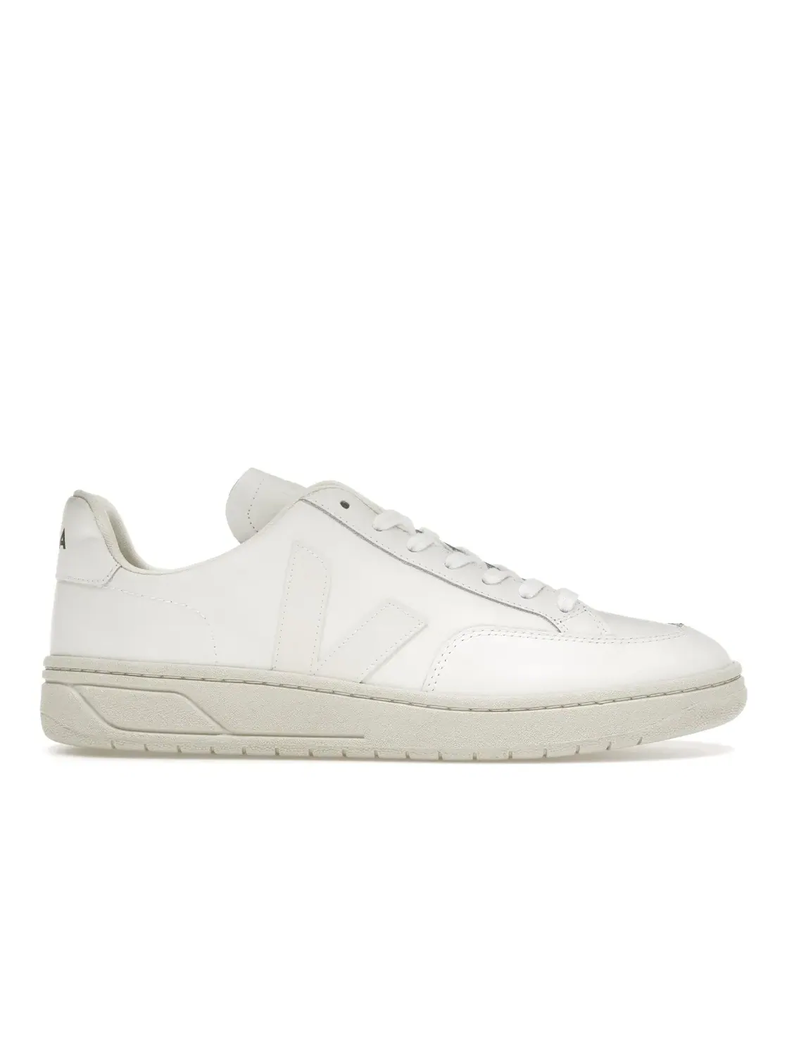 Мужские кроссовки Veja V-12 Leather — изображение 1 из 4, белый/белый
