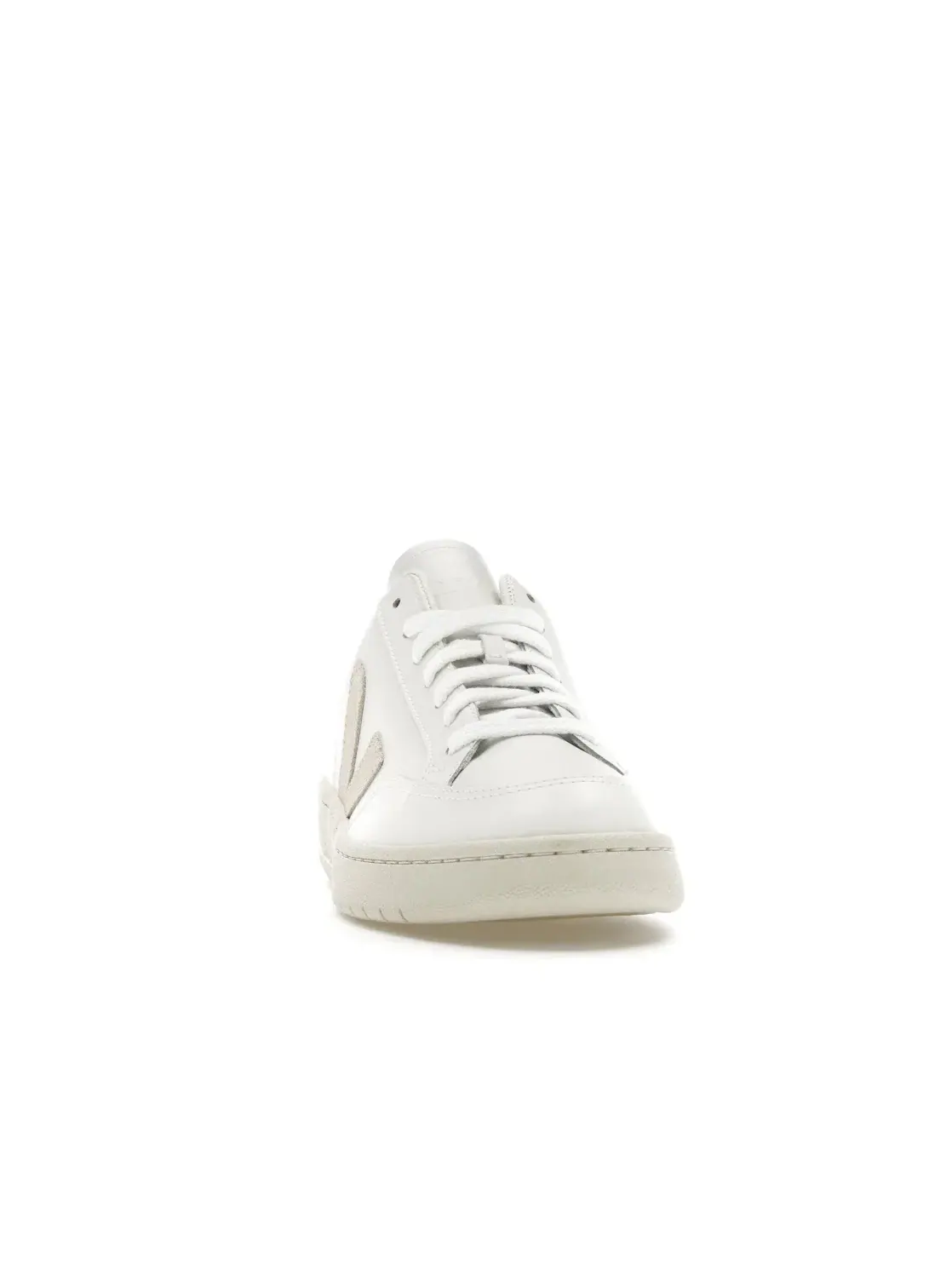 Мужские кроссовки кожаные Veja V-12 Leather — изображение 2 из 4, белый