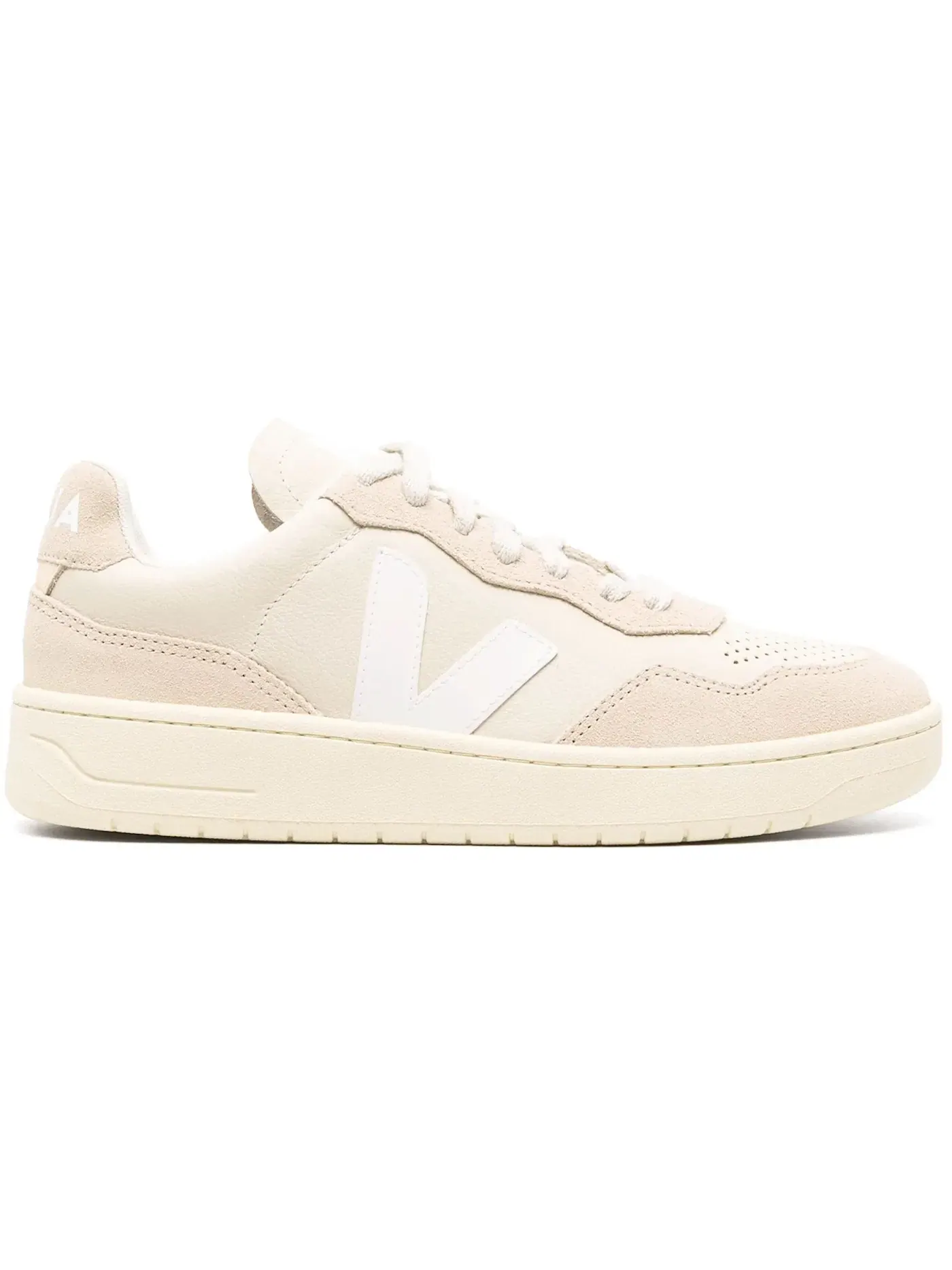 Женские кроссовки из кожи с моделью Veja V-90 O.T. Leather Veja — изображение 1 из 1, белый