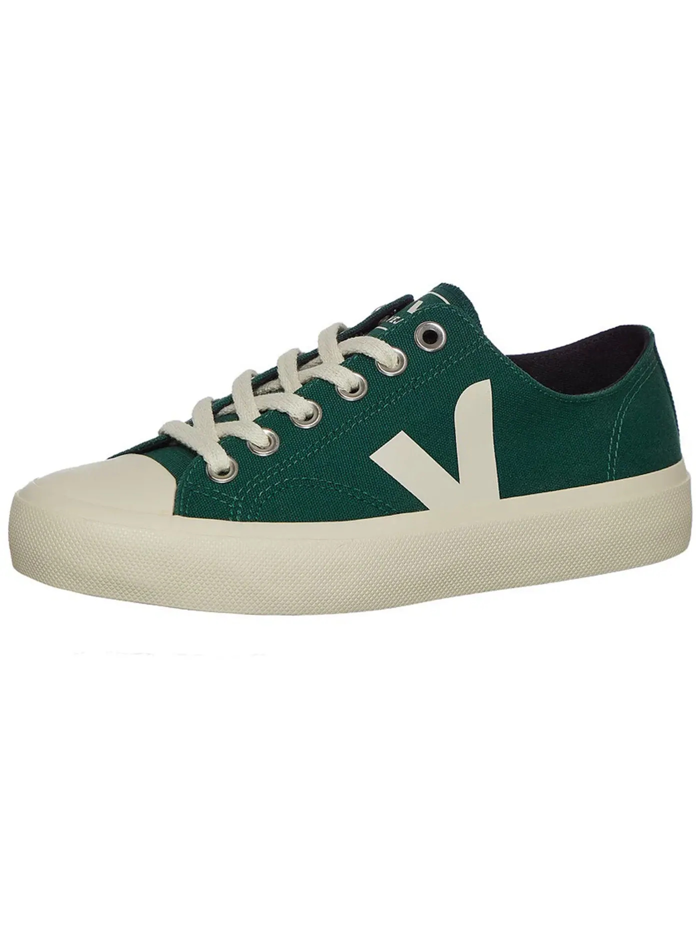 Унисекс-кроссовки на низком профиле Veja Wata II Low Canvas — изображение 2 из 2, зеленый белый
