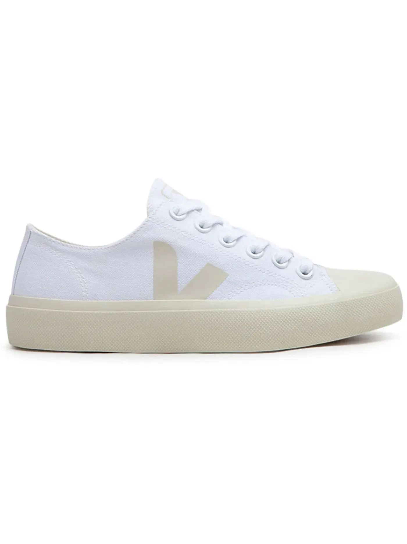 Кеды женские повседневные Veja Wata II Low Canvas — изображение 1 из 2, белый/белый