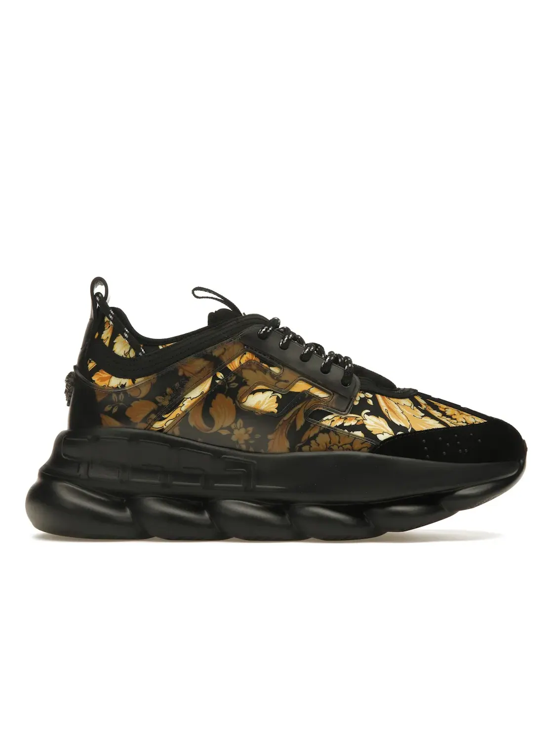 Мужские кроссовки с принтом Versace Chain Reaction Versace — изображение 1 из 4, черный