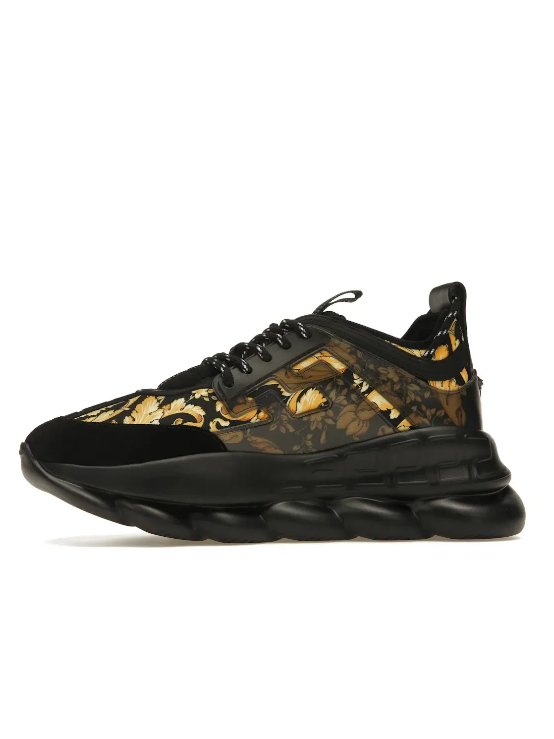 Мужские кроссовки с принтом Versace Chain Reaction Versace — изображение 3 из 4, черный