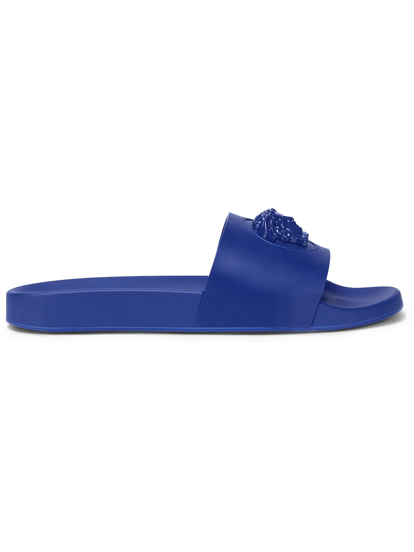 Мужские шлепанцы Leather Slides La Medusa Versace
