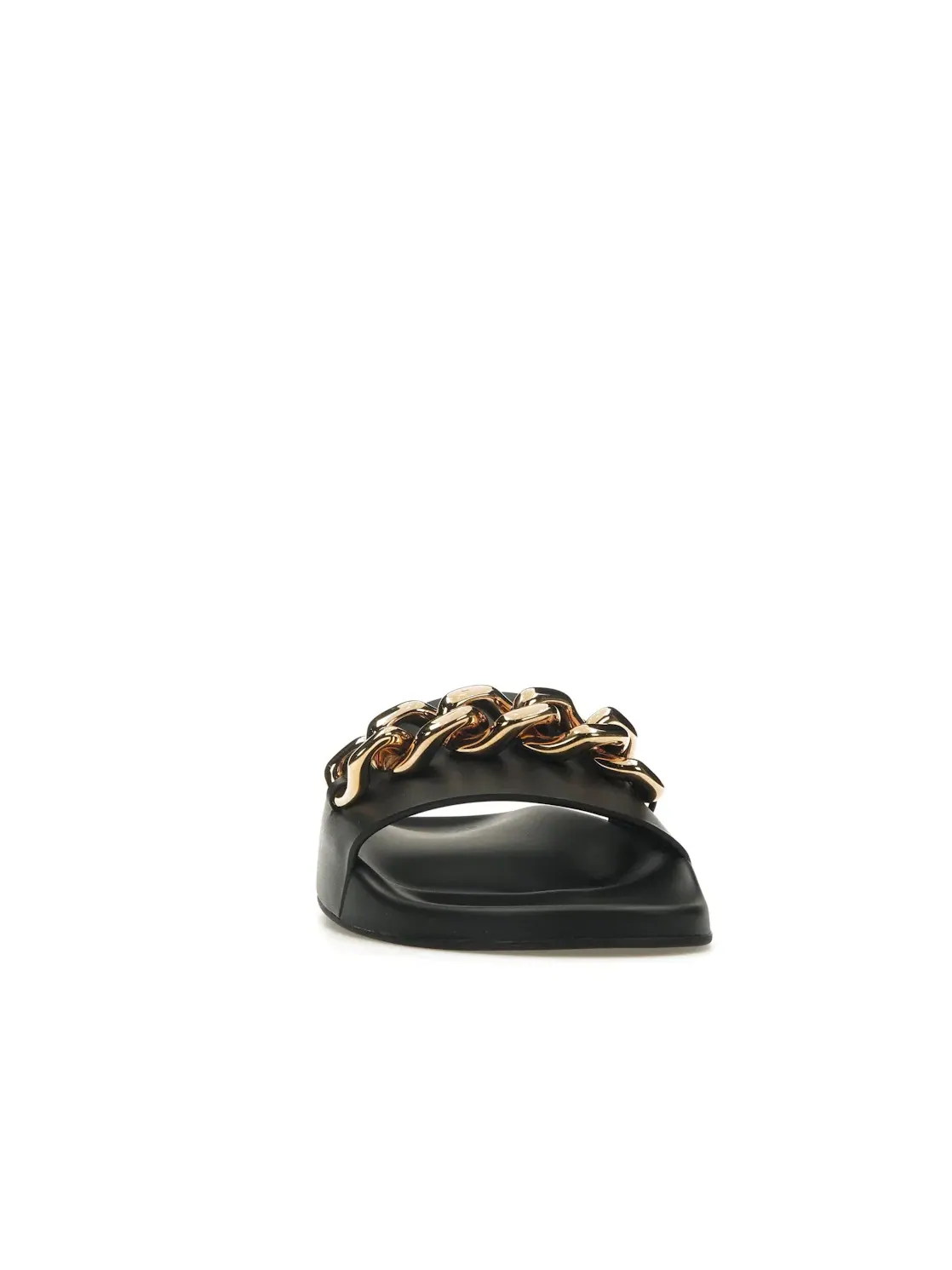 Мужские шлепанцы с цепочкой Medusa Chain Slide Versace — изображение 2 из 4, черный
