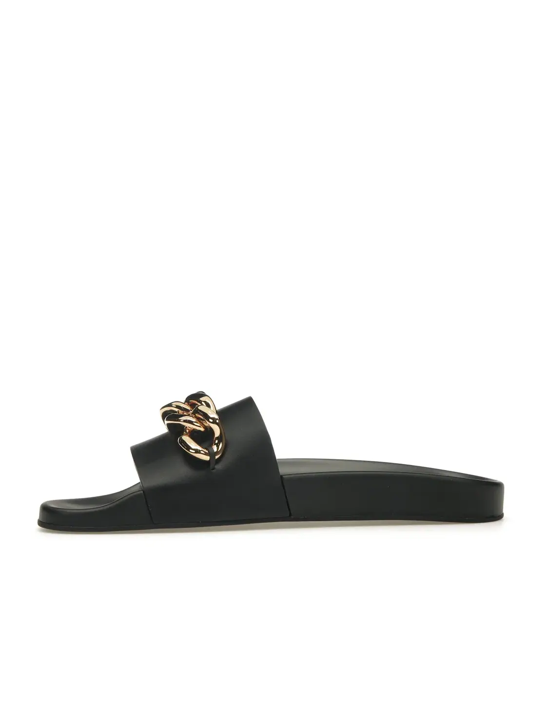 Мужские шлепанцы с цепочкой Medusa Chain Slide Versace — изображение 3 из 4, черный