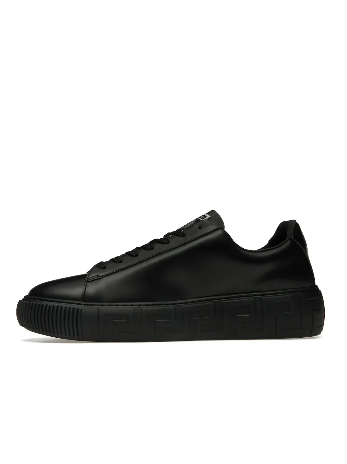 Мужские кроссовки с принтом Versace Medusa Greca Low Versace — изображение 3 из 4, черный/черный/белый