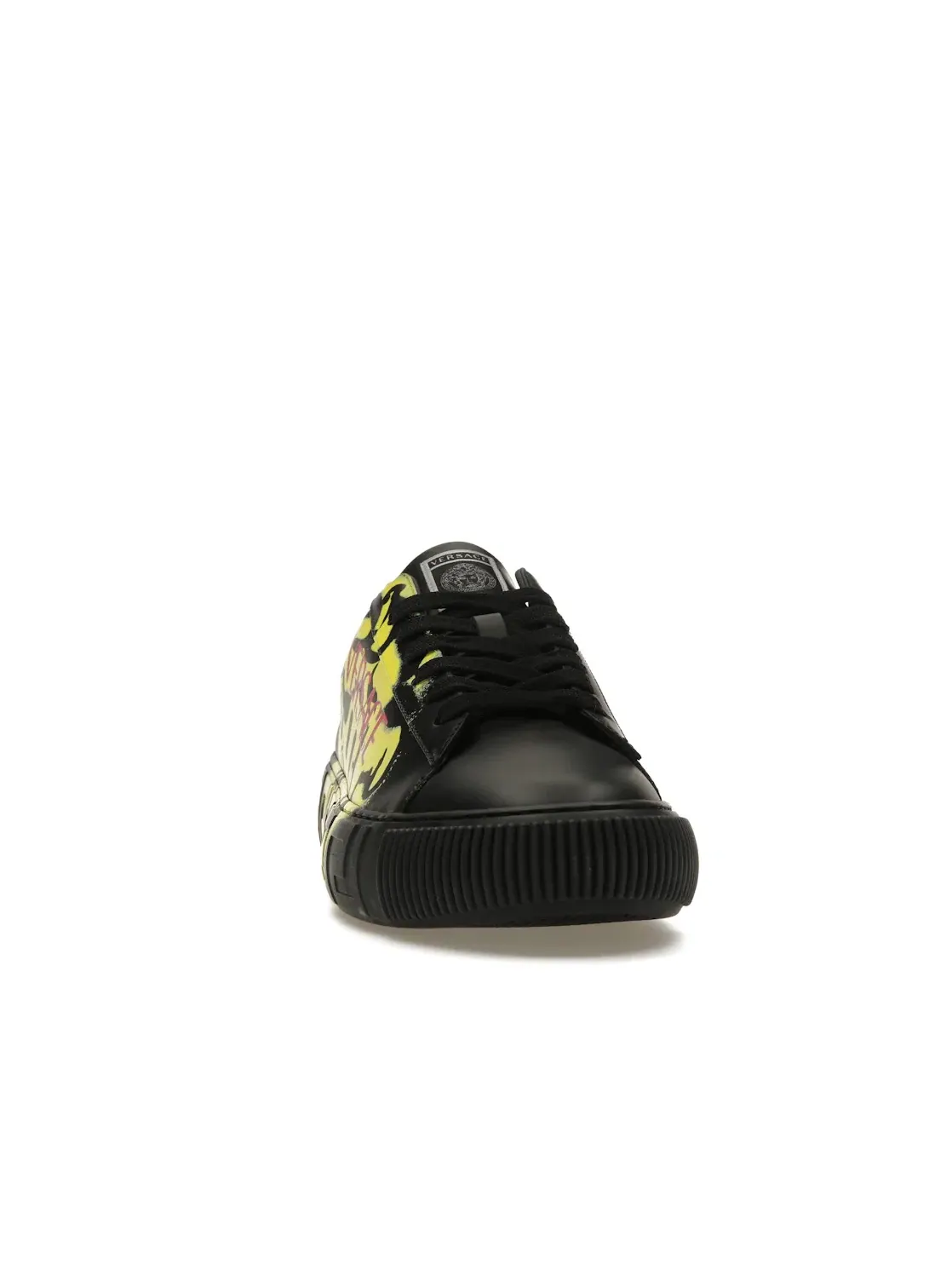 Мужские кроссовки с принтом Versace Medusa Greca Low Versace — изображение 2 из 4, черный/зеленый/розовый