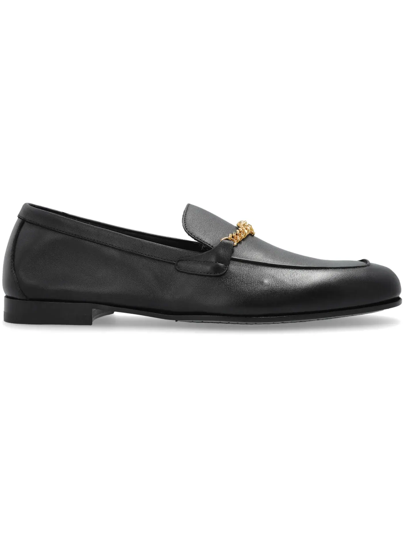Мужские лоферы с принтом Versace Medusa Loafer Versace — изображение 1 из 1, черный/золотистый