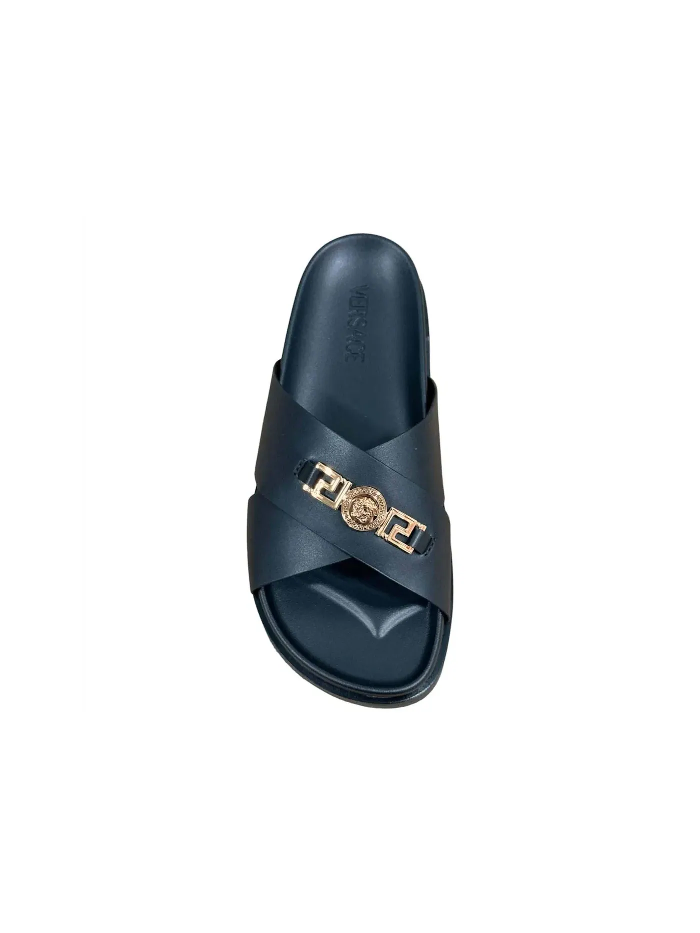 Мужские шлепанцы Versace Medusa Slide — изображение 2 из 2, черный