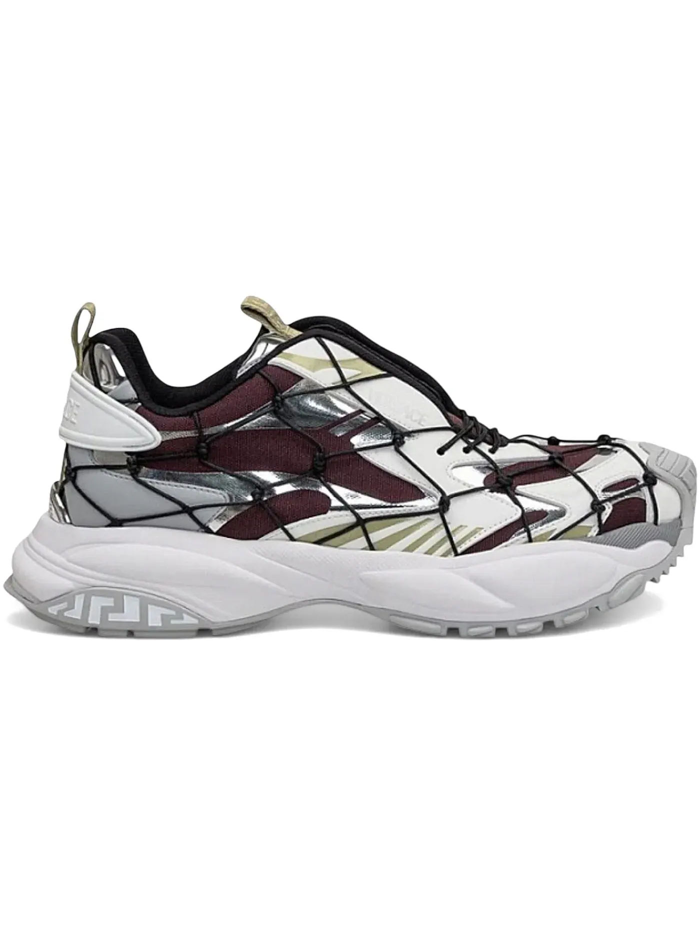 Мужские кроссовки с контрастными деталями Versace Mercury M_VS_03 Versace — изображение 1 из 1, белый бордовый