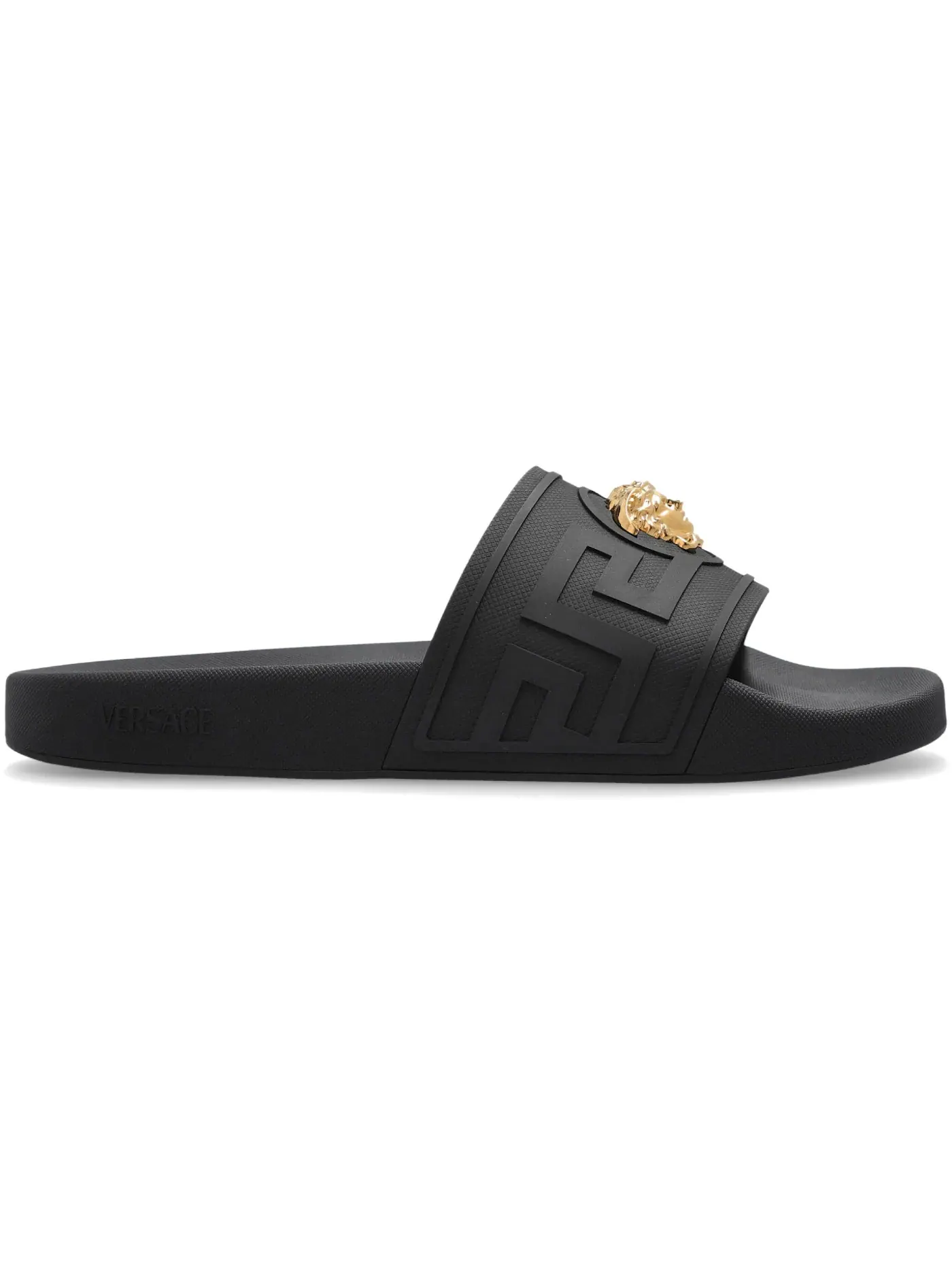 Мужские шлепанцы с логотипом Versace