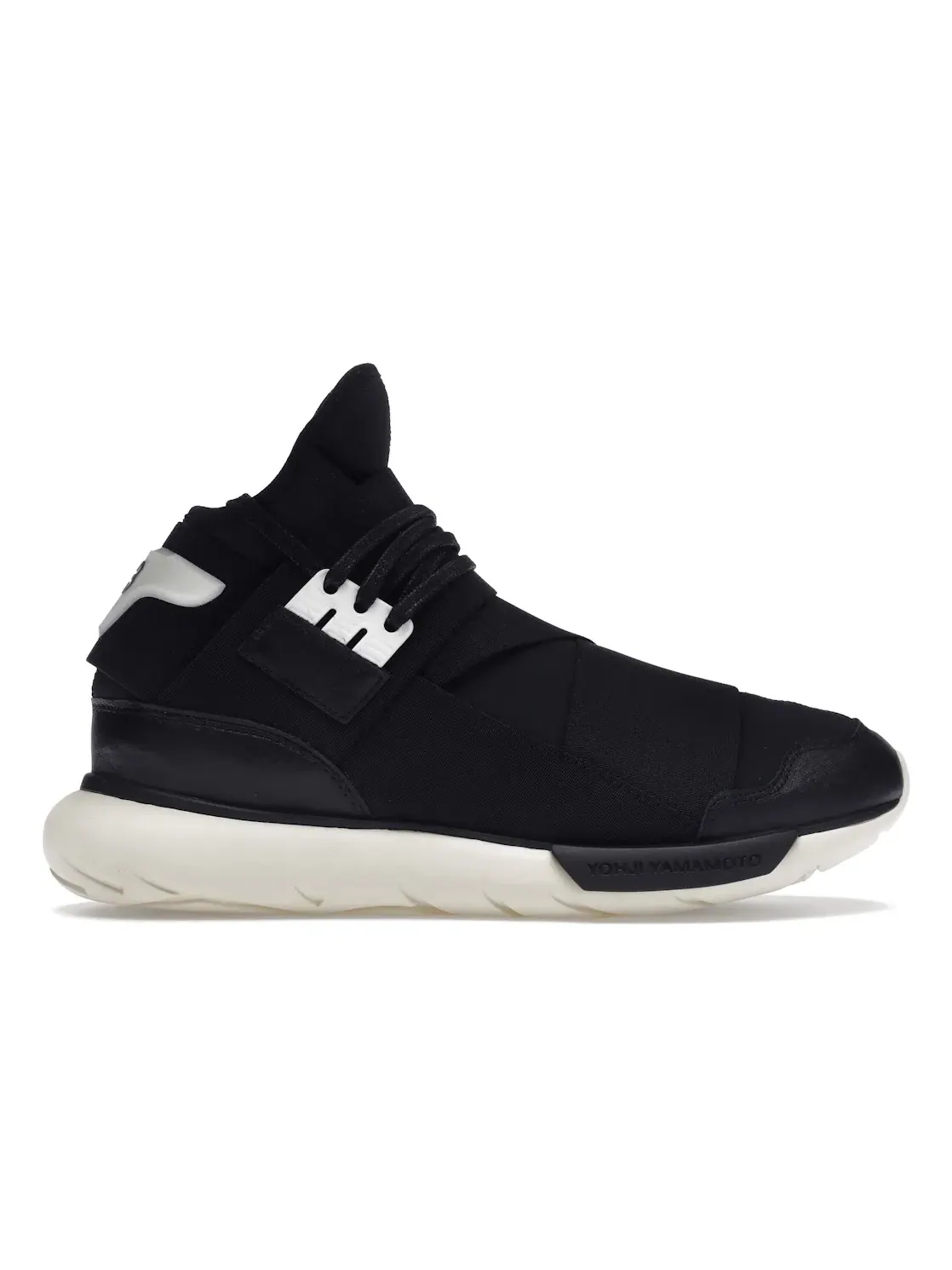 Мужские кроссовки Lifestyle Y-3 Qasa High Adidas — изображение 1 из 4, черный/черный/белый