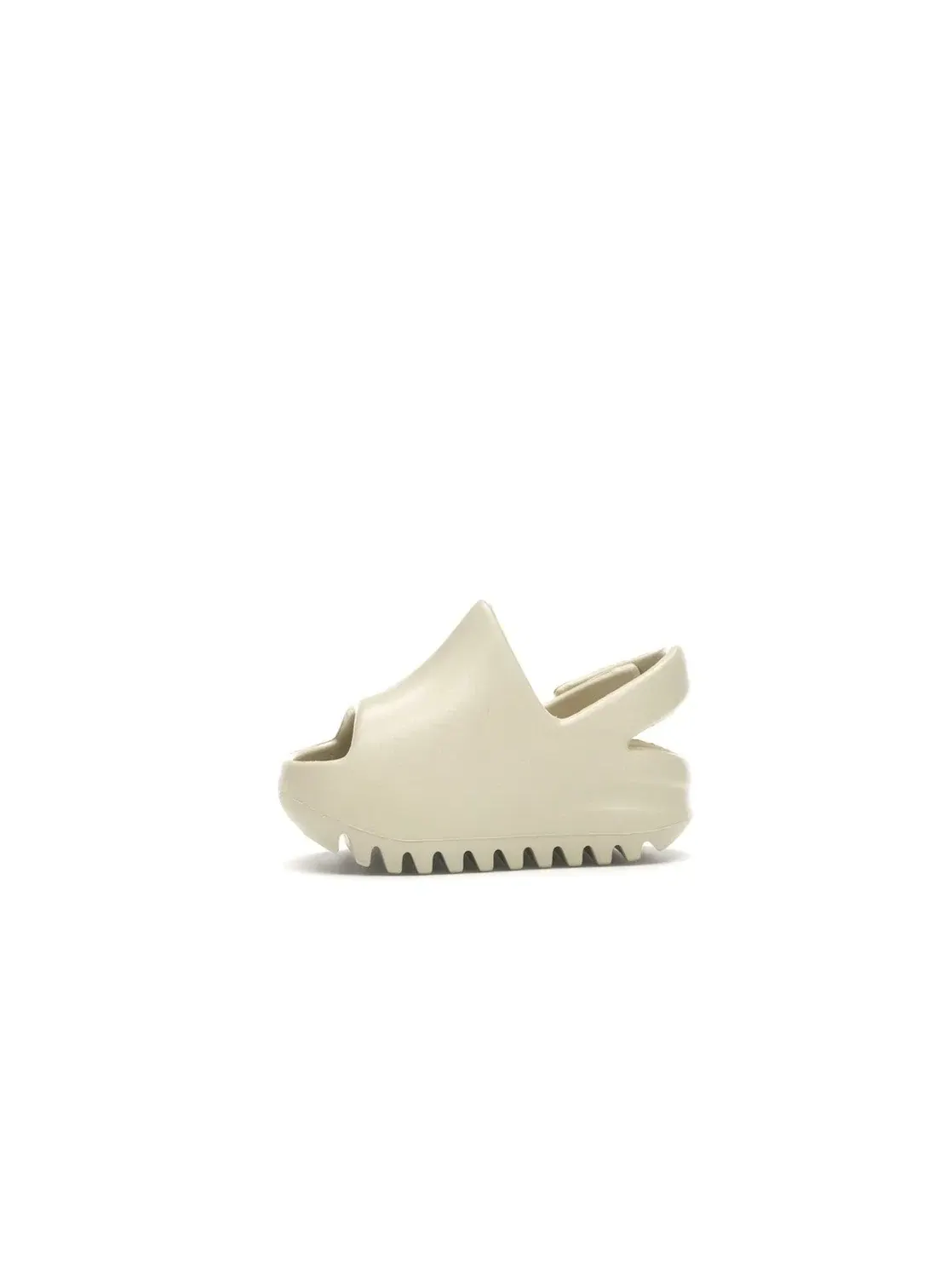Детские шлепанцы с широким ремешком Yeezy Slide Adidas — изображение 3 из 4, кость