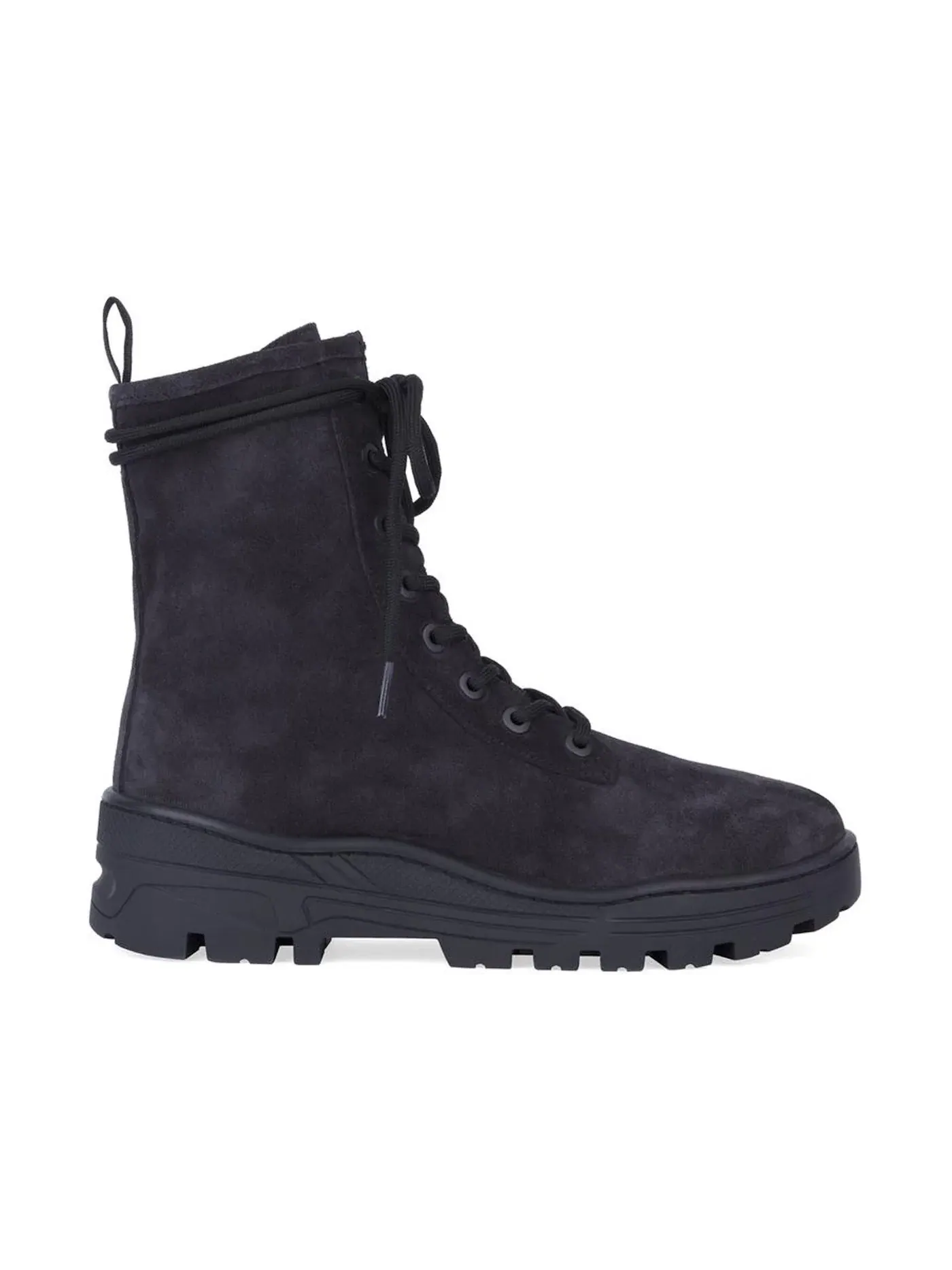 Мужские ботинки на толстой подошве из замши Yeezy Thick Suede Combat Boot — изображение 1 из 1, серый
