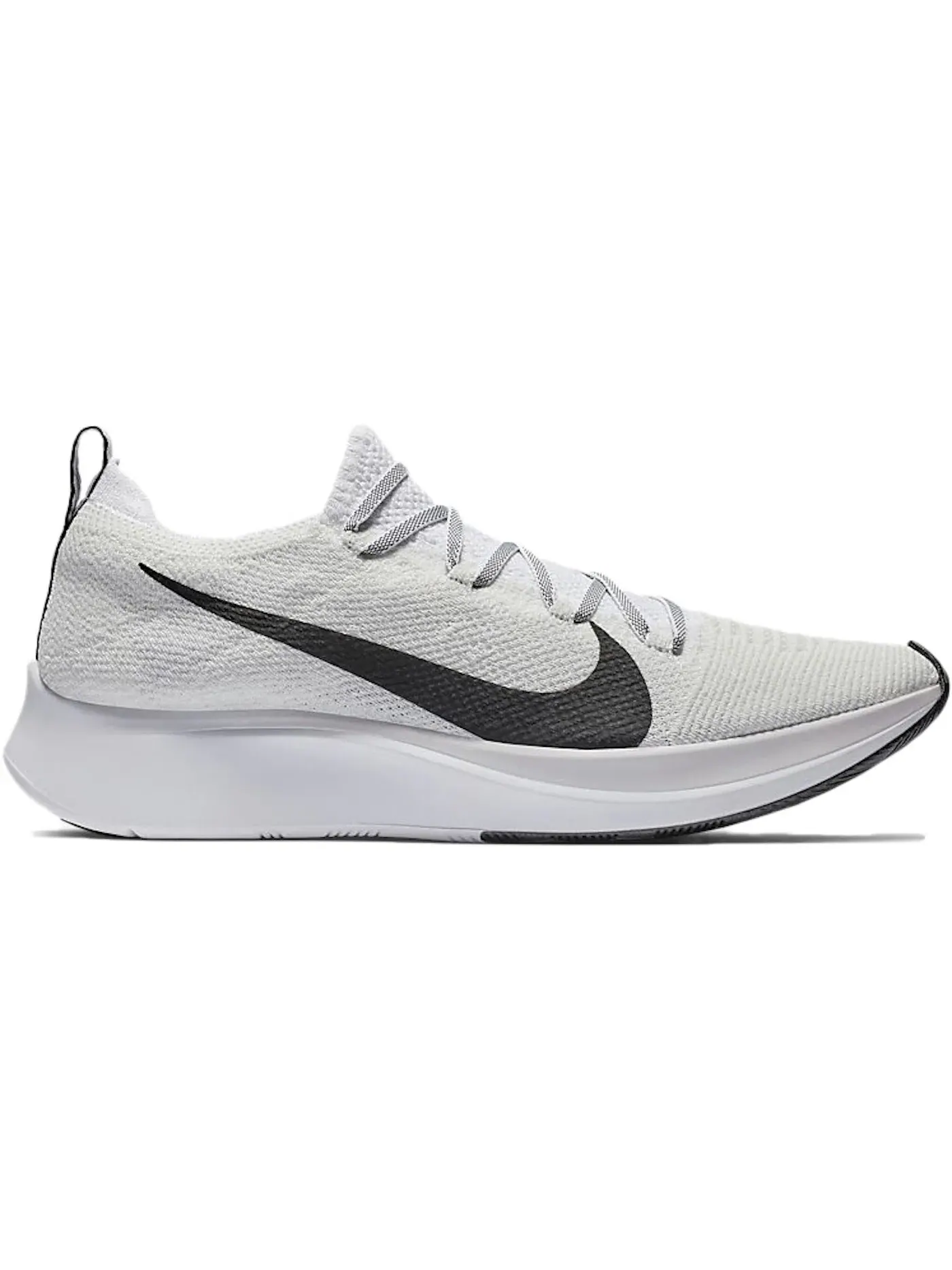 Мужские кроссовки с длинным шнурком Nike Zoom Fly Flyknit — изображение 1 из 1, белый платиновый черный