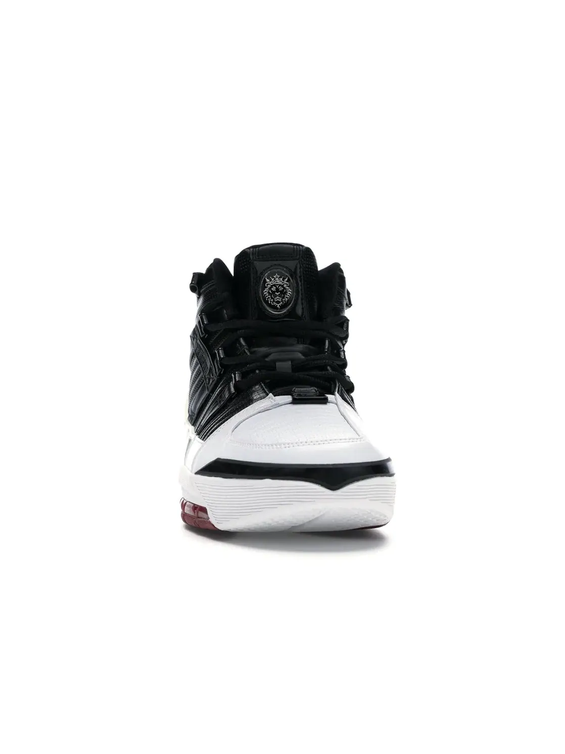 Мужские кроссовки для баскетбола Nike Zoom LeBron III — изображение 2 из 4, белый/черный