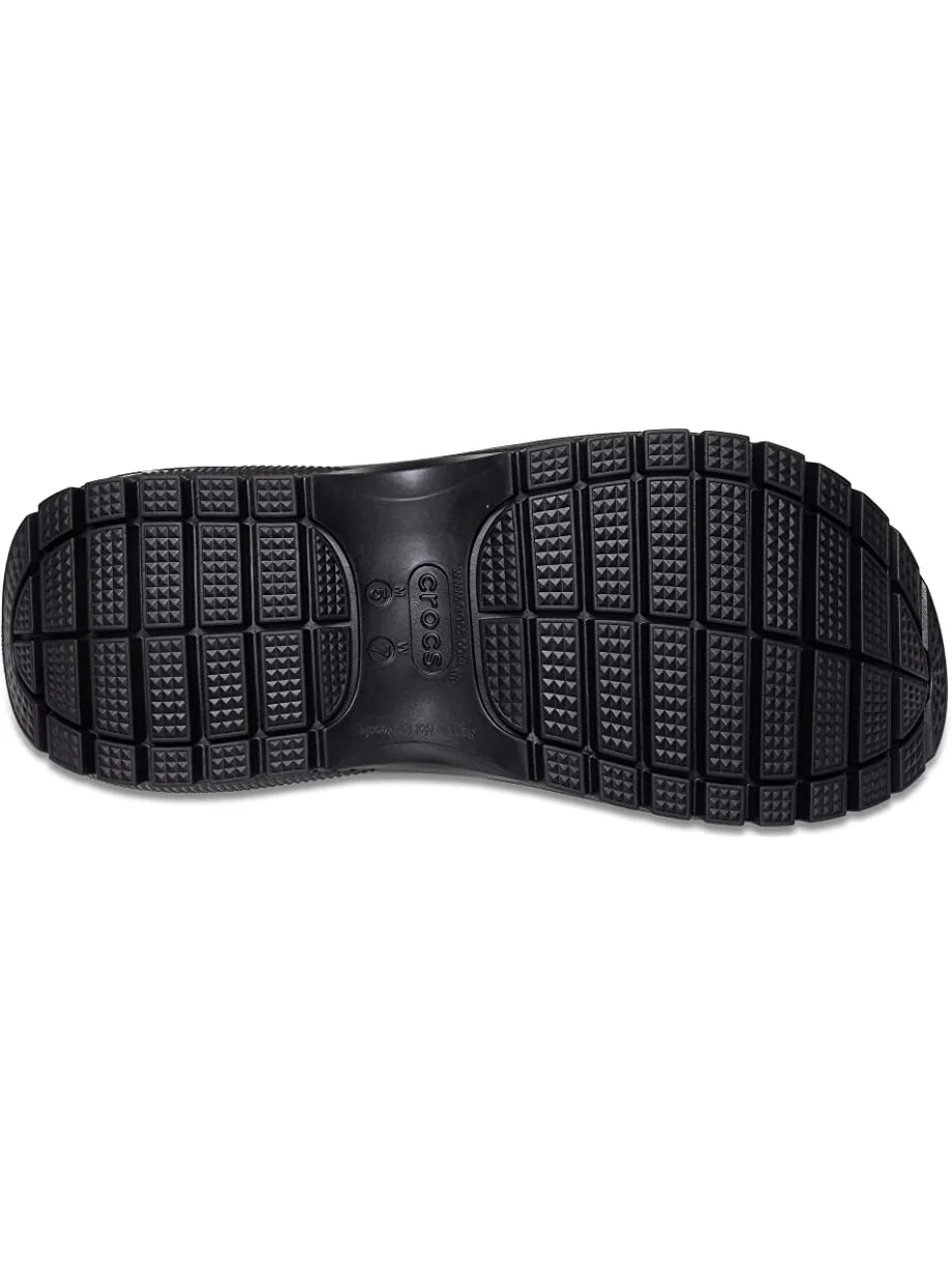 Туфли на каблуках Classic Mega Crush Sandal Crocs — изображение 3 из 6, черный