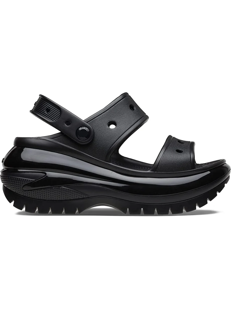 Туфли на каблуках Classic Mega Crush Sandal Crocs — изображение 6 из 6, черный