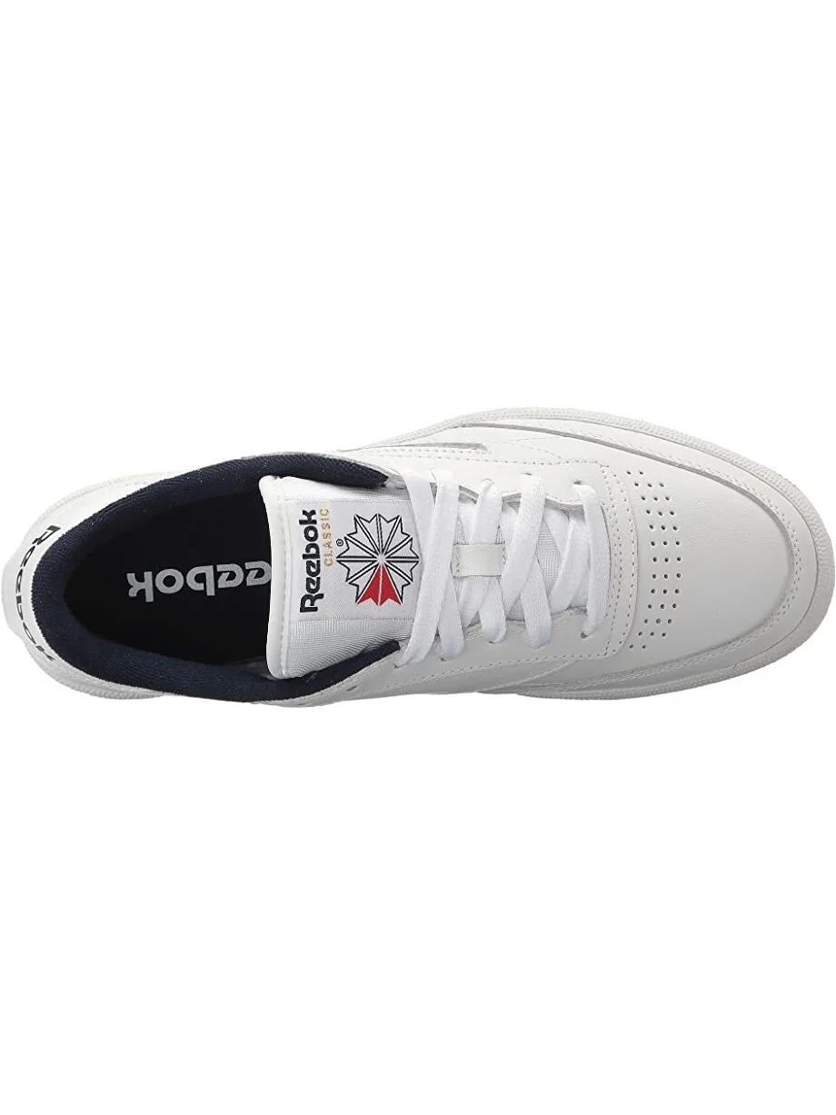 Кроссовки Reebok Lifestyle Club C 85 — изображение 2 из 3, белый/темно-синий