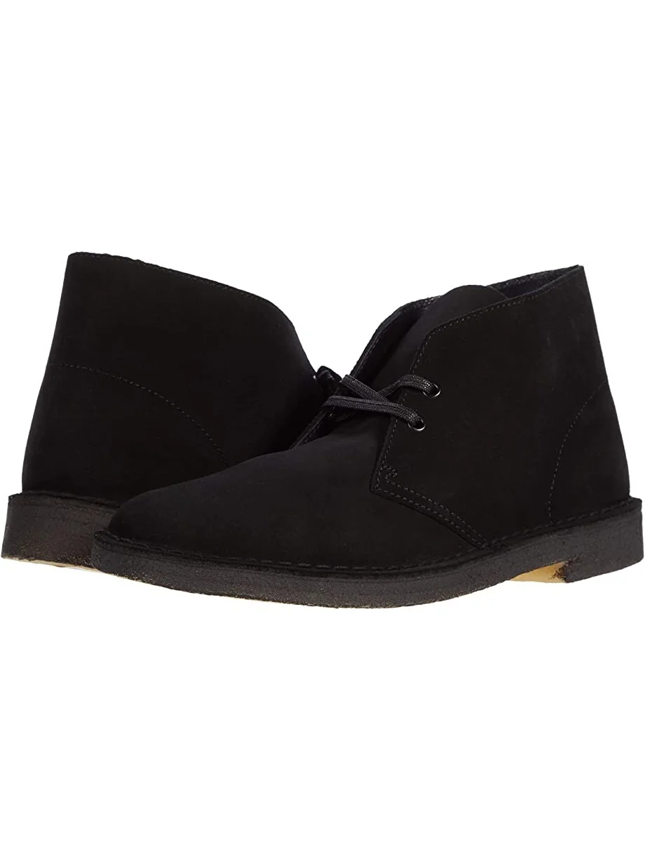 Ботинки Desert Boot Clarks — черный