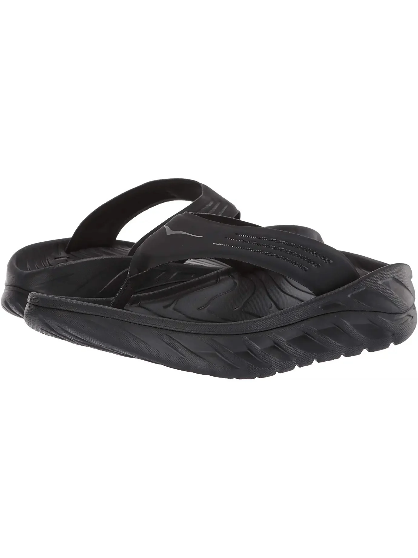 Сандалии Hoka Men's Ora Recovery Flip — изображение 2 из 4, черный