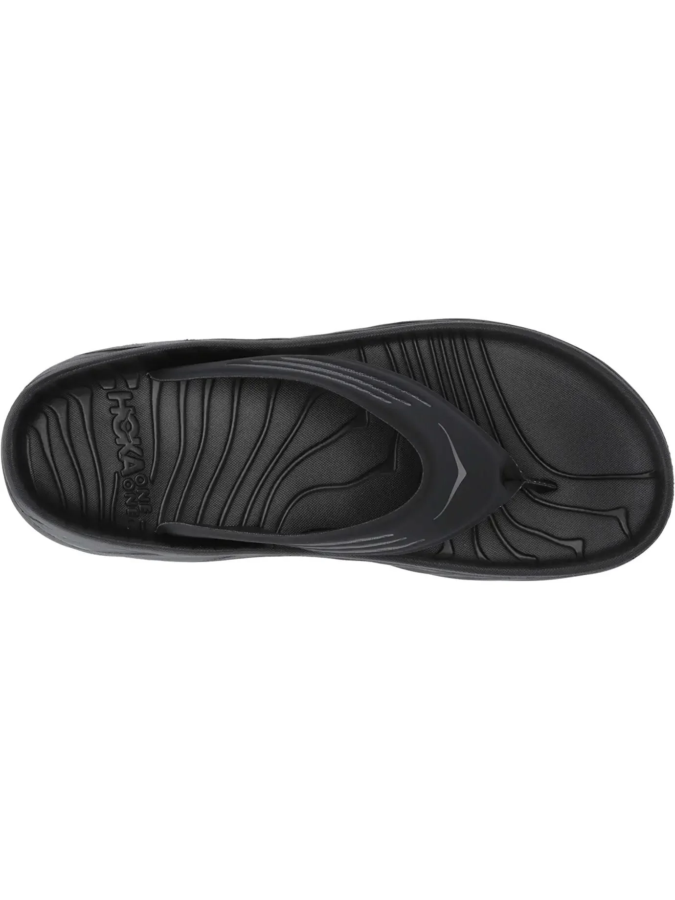 Сандалии Hoka Men's Ora Recovery Flip — изображение 3 из 4, черный