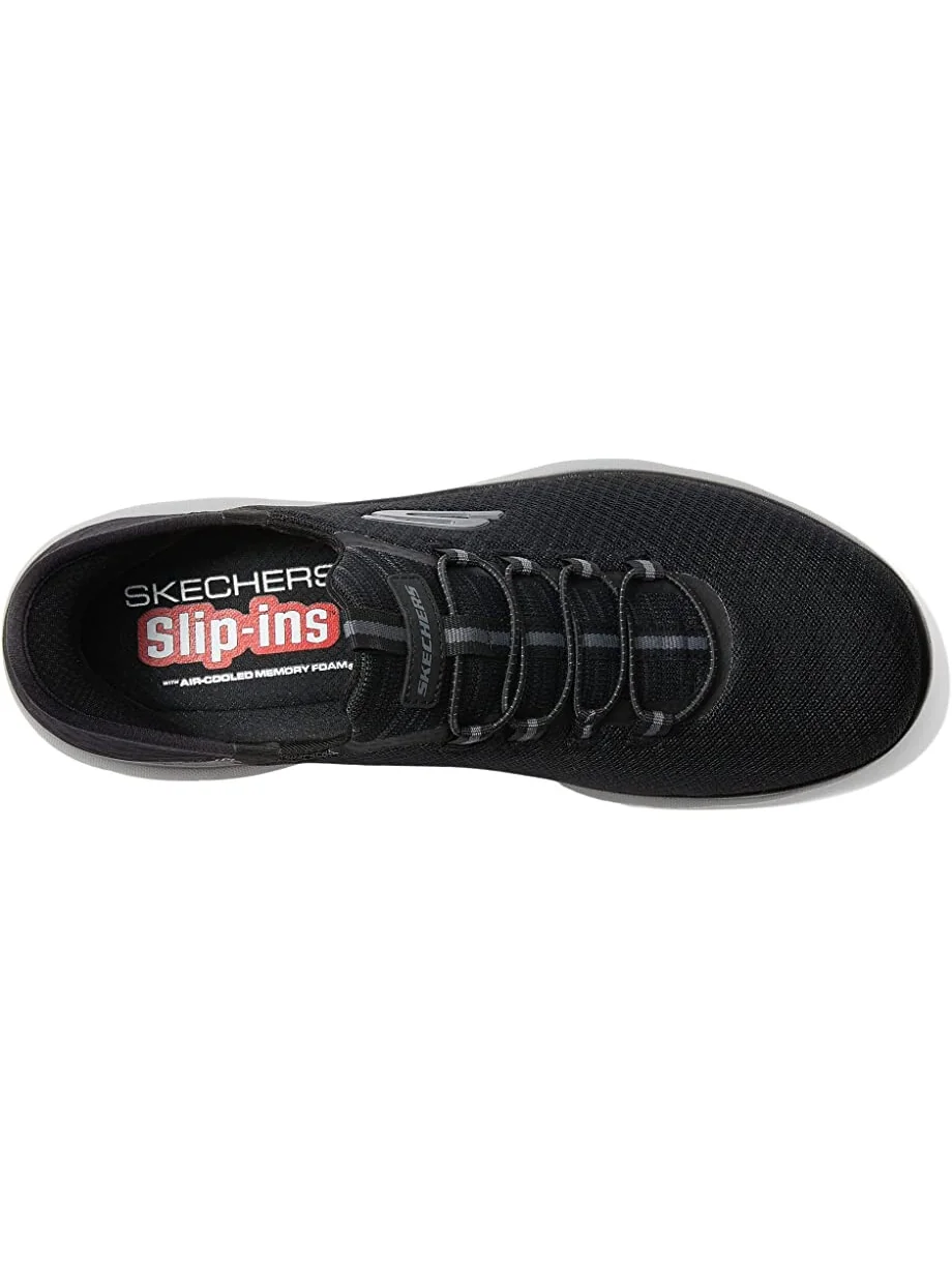 Кроссовки SKECHERS Summits High Range Hands Free Slip-Ins — изображение 2 из 3, черный/темно-серый