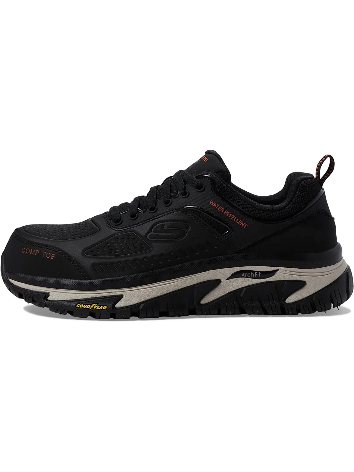 Кроссовки Arch Fit Road Walker Comp Toe SKECHERS Work — изображение 4 из 6, черный