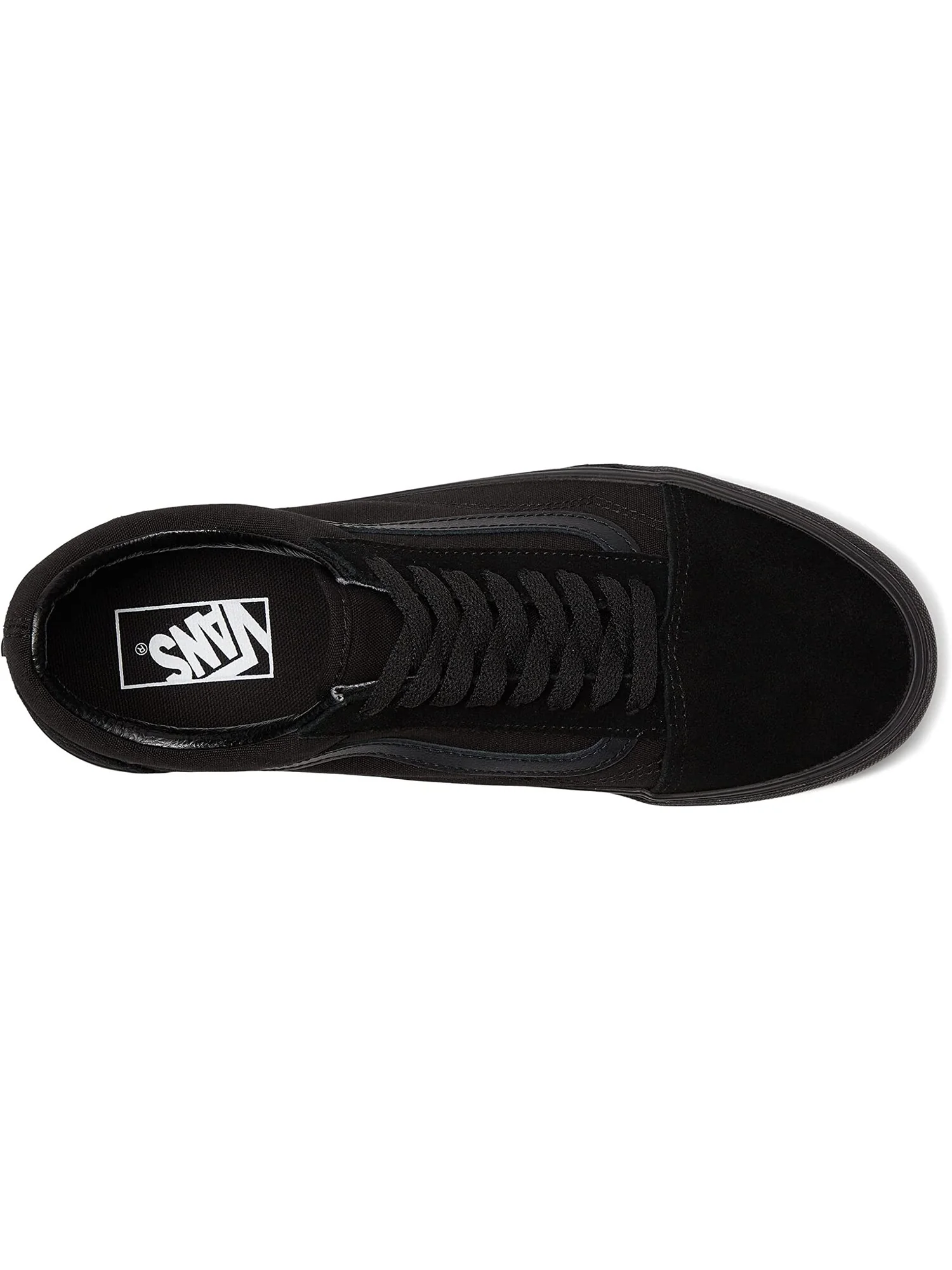 Кроссовки Old Skool Stackform Vans, замша — черный