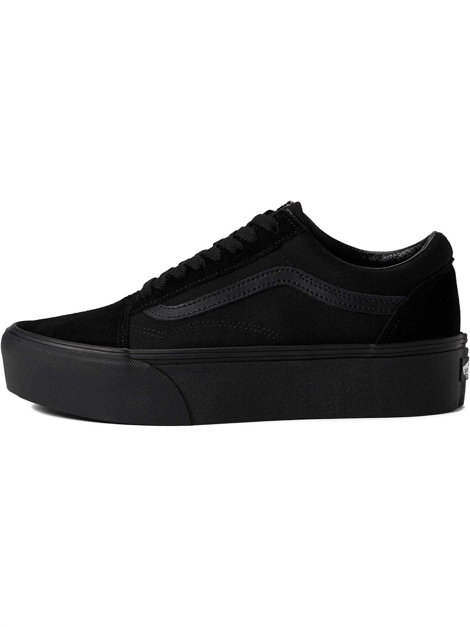 Кроссовки Old Skool Stackform Vans, замша — изображение 4 из 6, черный