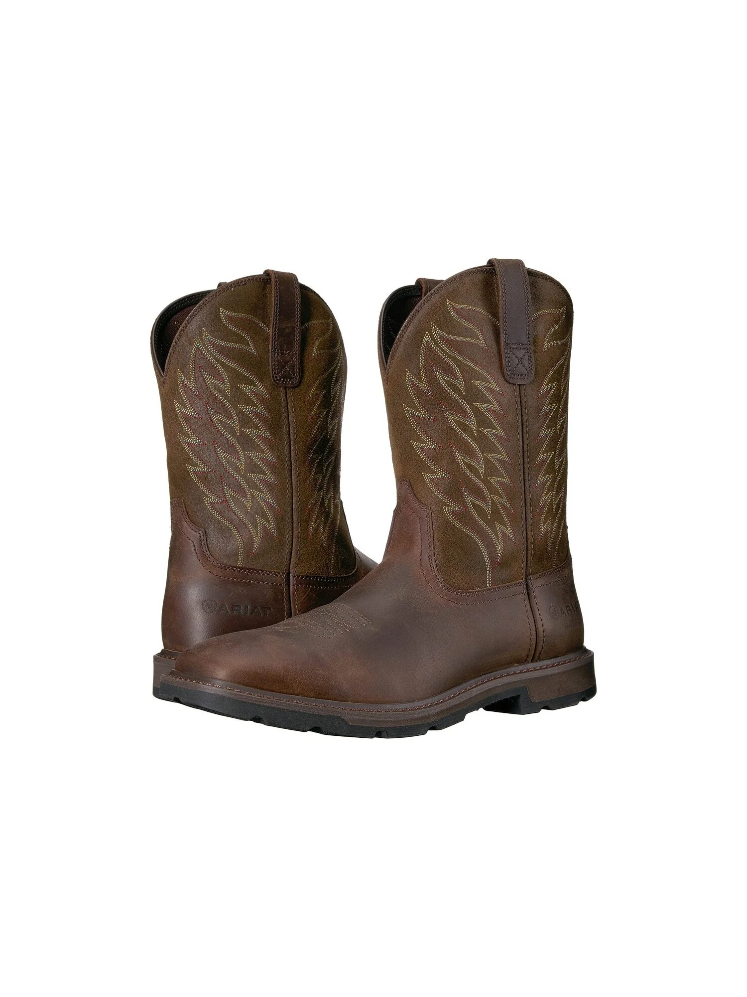 Ботинки Groundbreaker Wide Square Toe Ariat — изображение 2 из 7, коричневый