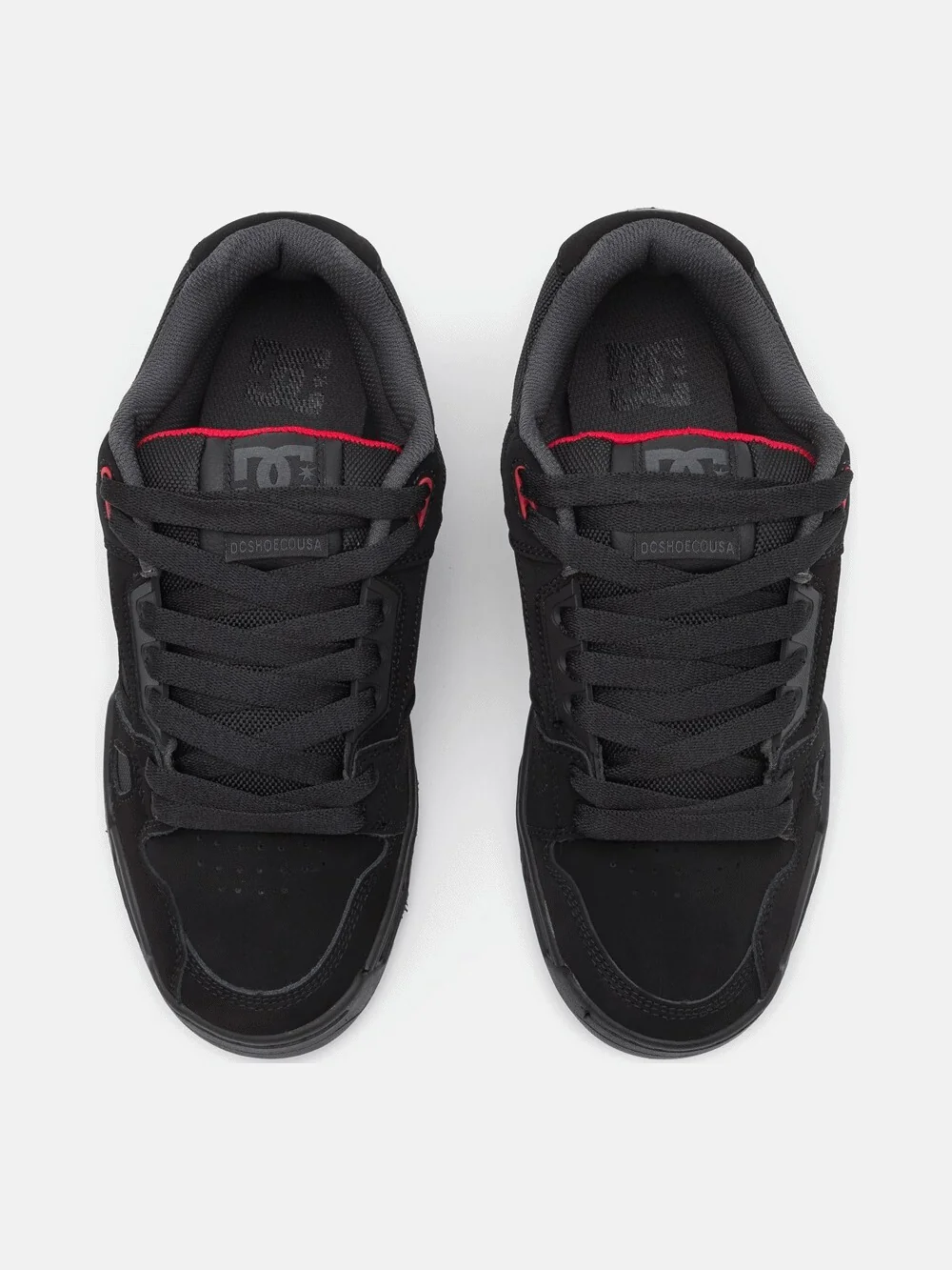 Кроссовки DC Shoes Stag унисекс — изображение 4 из 7, черный-серый-красный
