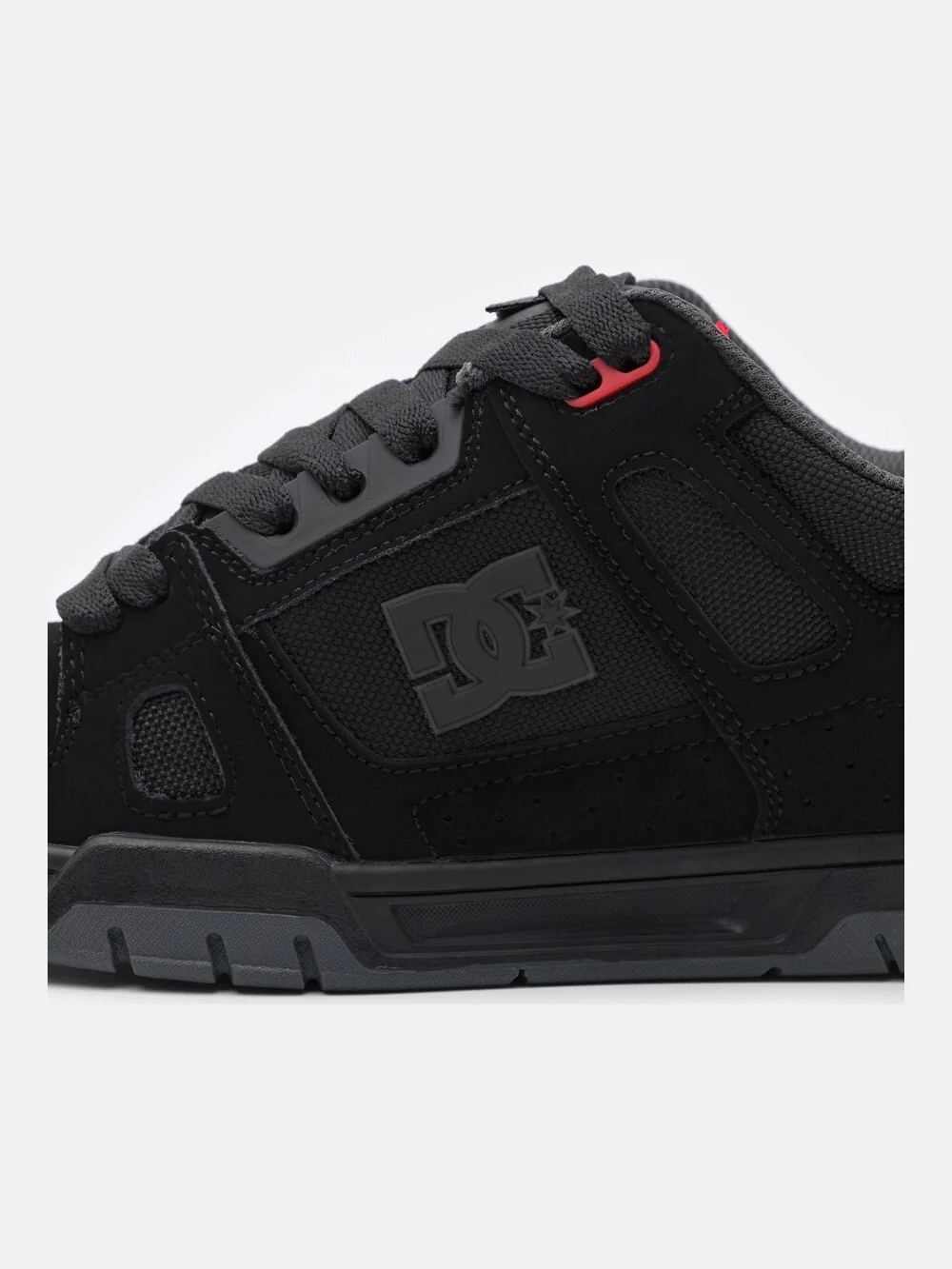 Кроссовки DC Shoes Stag унисекс — изображение 6 из 7, черный-серый-красный